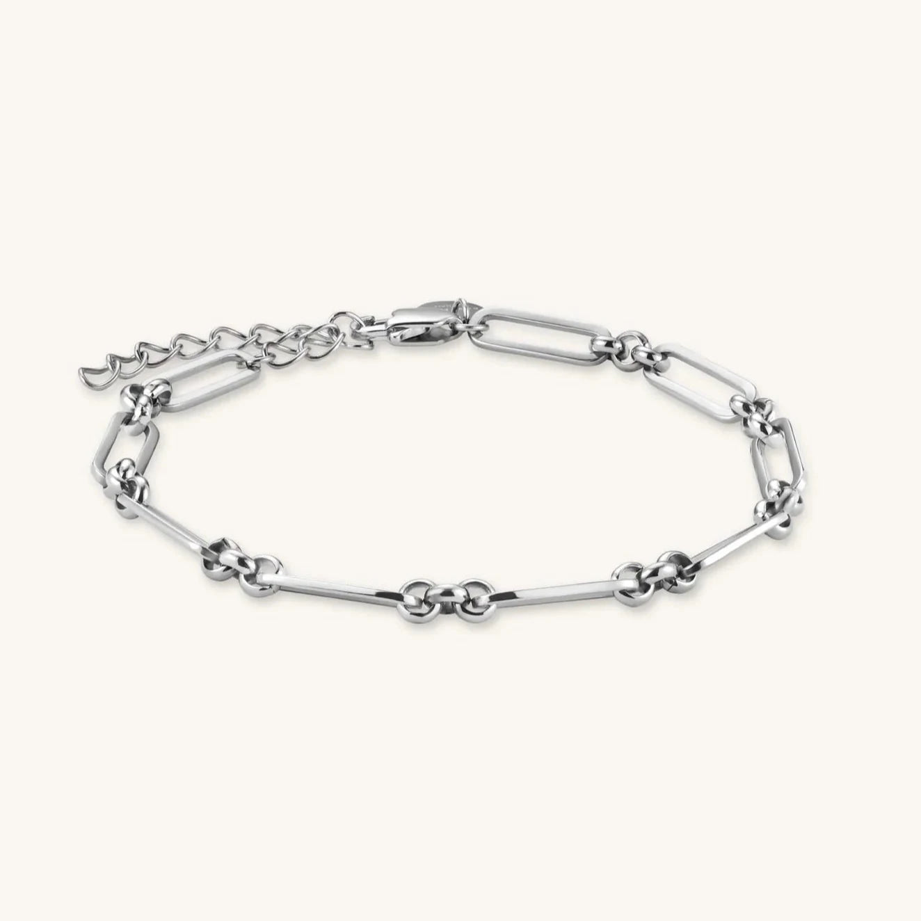 BLAK - Rosefield Chunky Chain Bracelet Silver