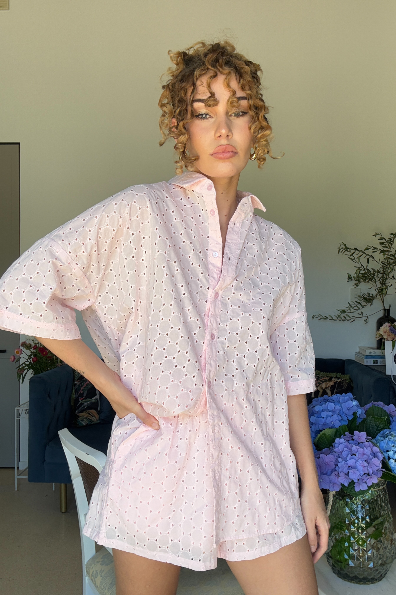 Santiago Shirt - Light Pink