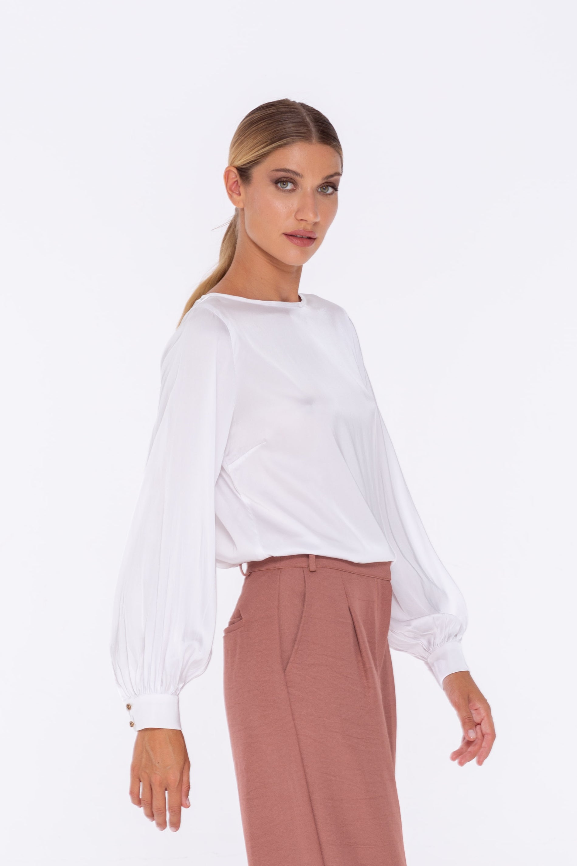 Martena Top - White