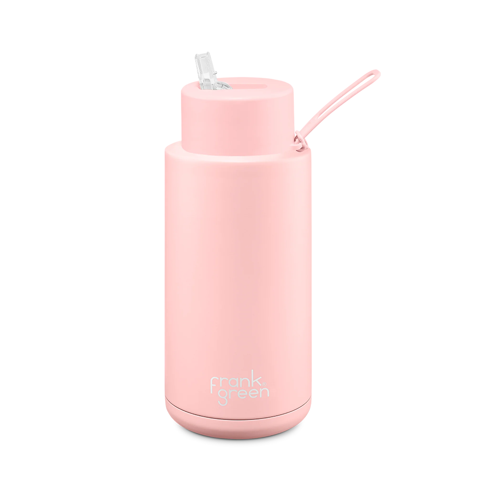 BLAK - Frank Green - 34oz Reusable Bottle (straw) - Blushed