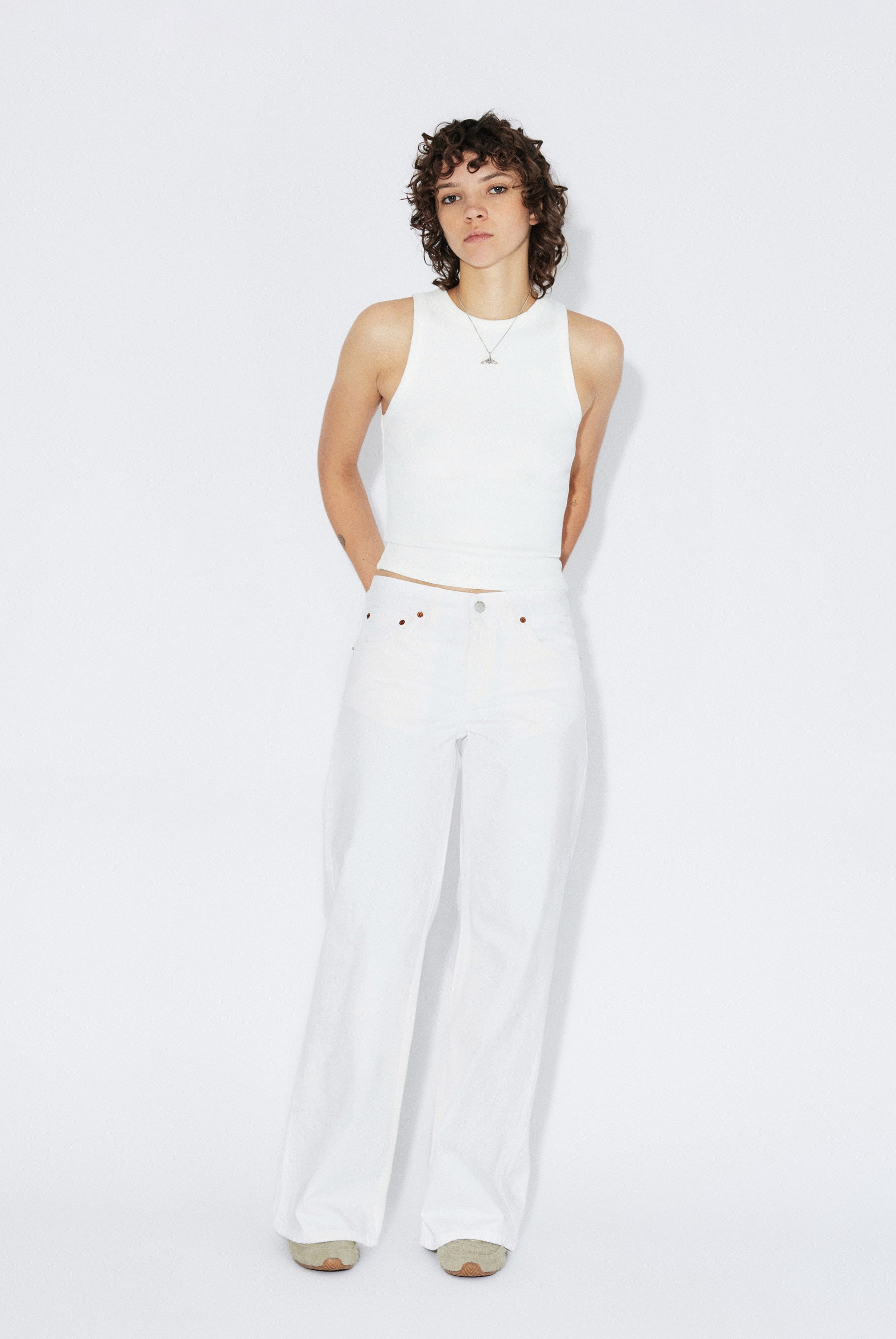 Dr Denim - Rhue Wide Jeans - Off White