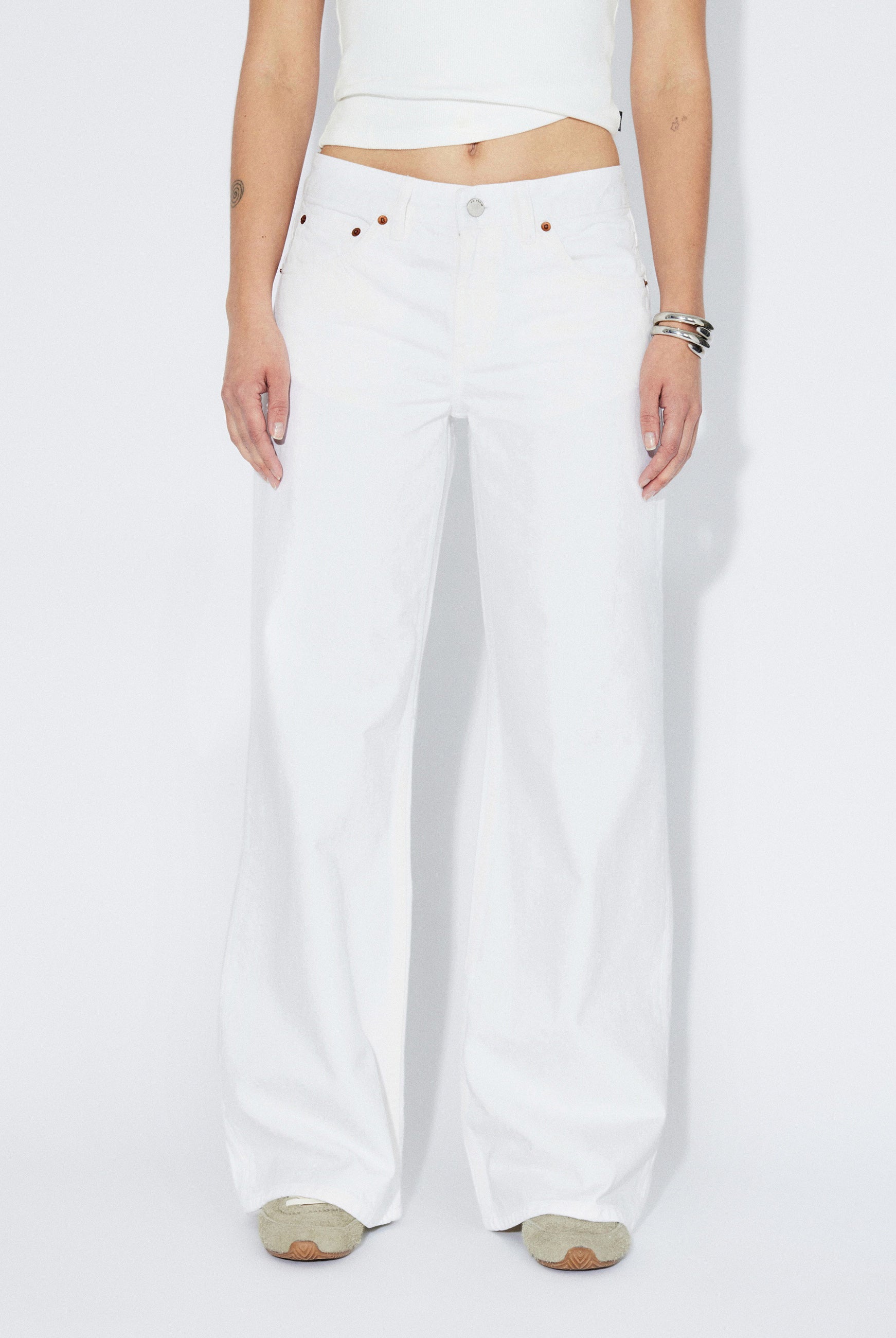 Dr Denim - Rhue Wide Jeans - Off White