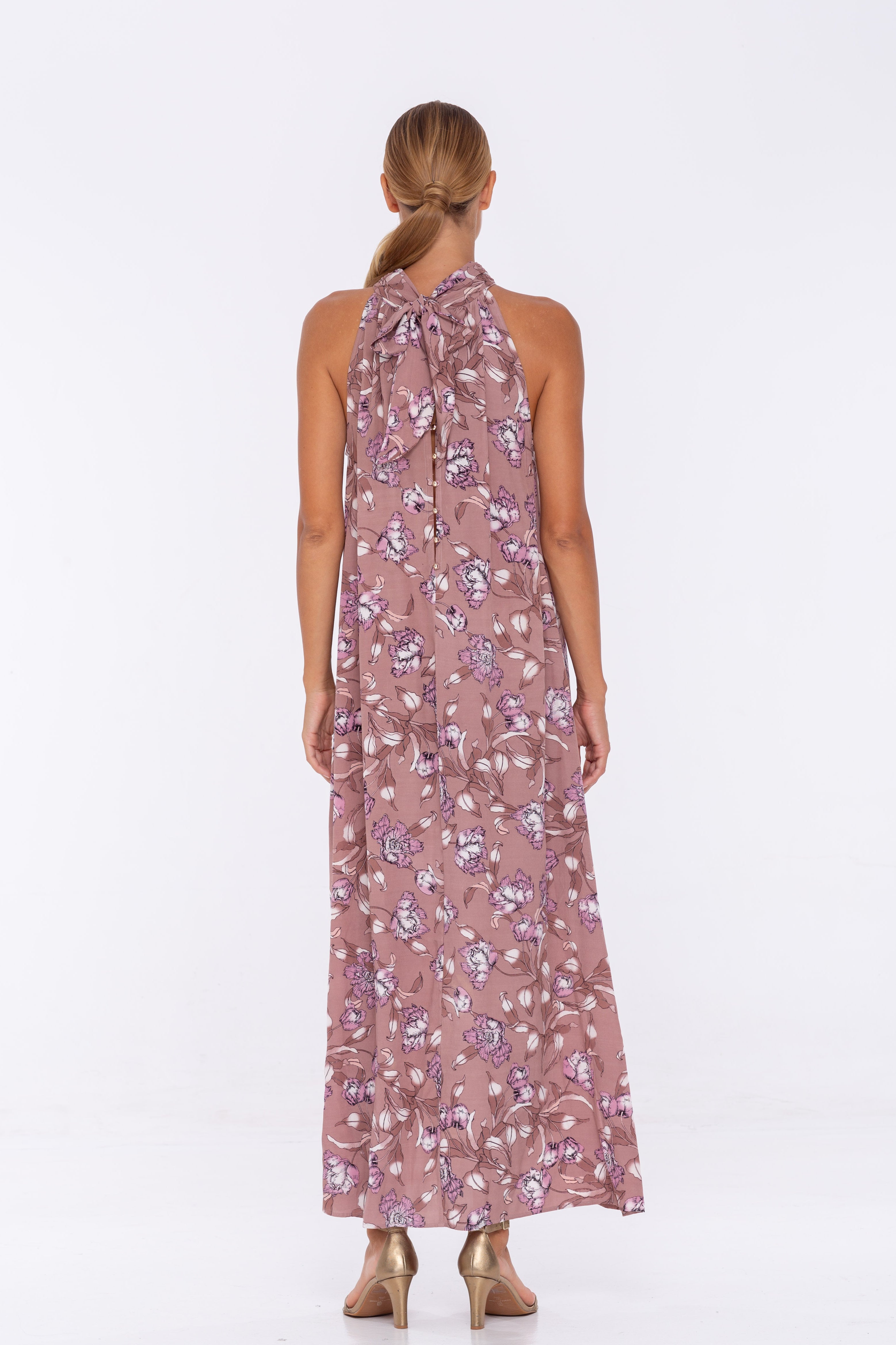 Anouk Dress - Exclusive Rose Tea/Pink Floral
