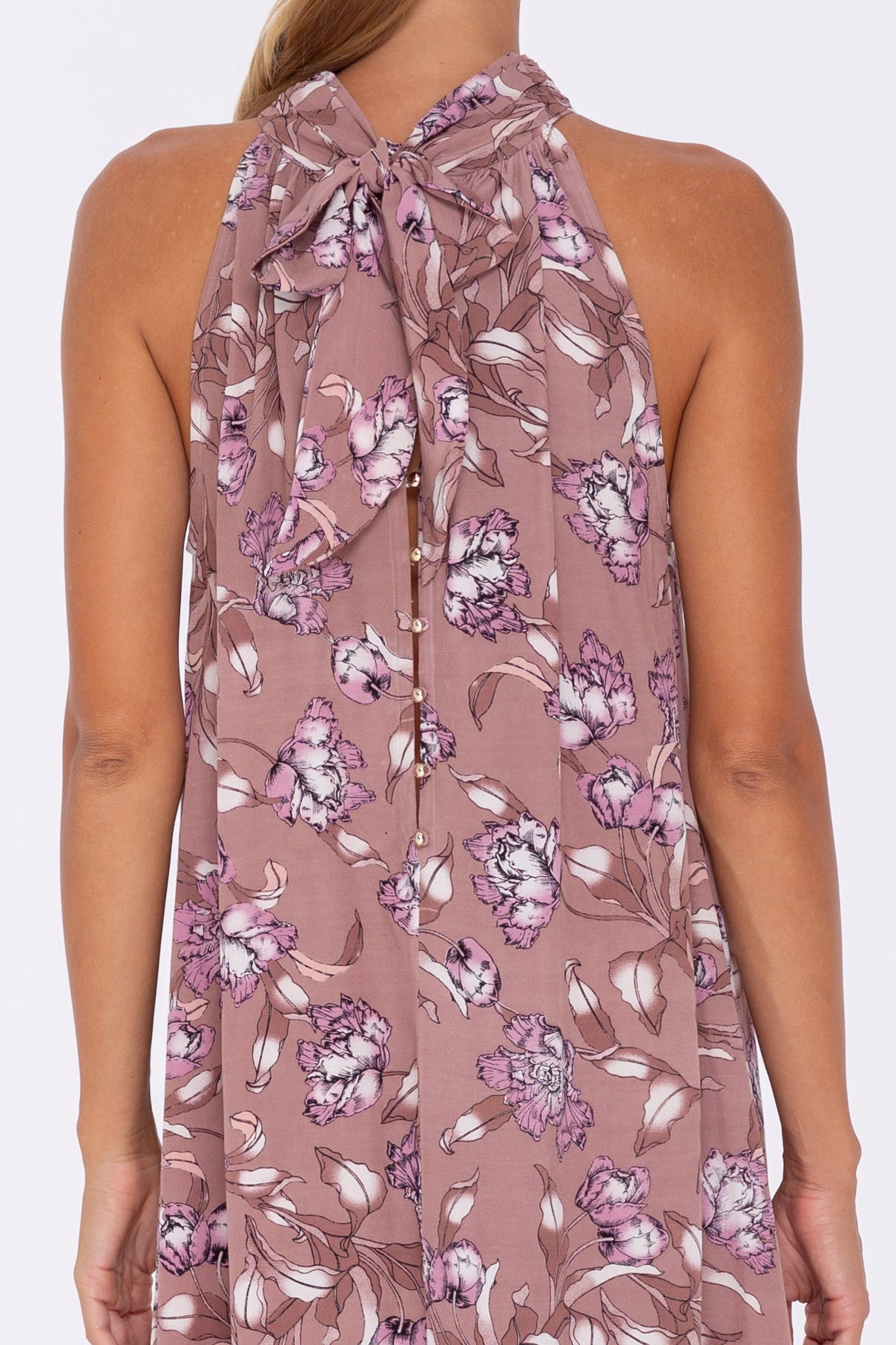 Anouk Dress - Exclusive Rose Tea/Pink Floral