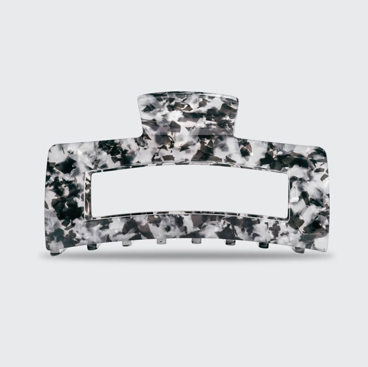 Kitsch Recycled Plastic Jumbo Open Shape Claw Clip - Black