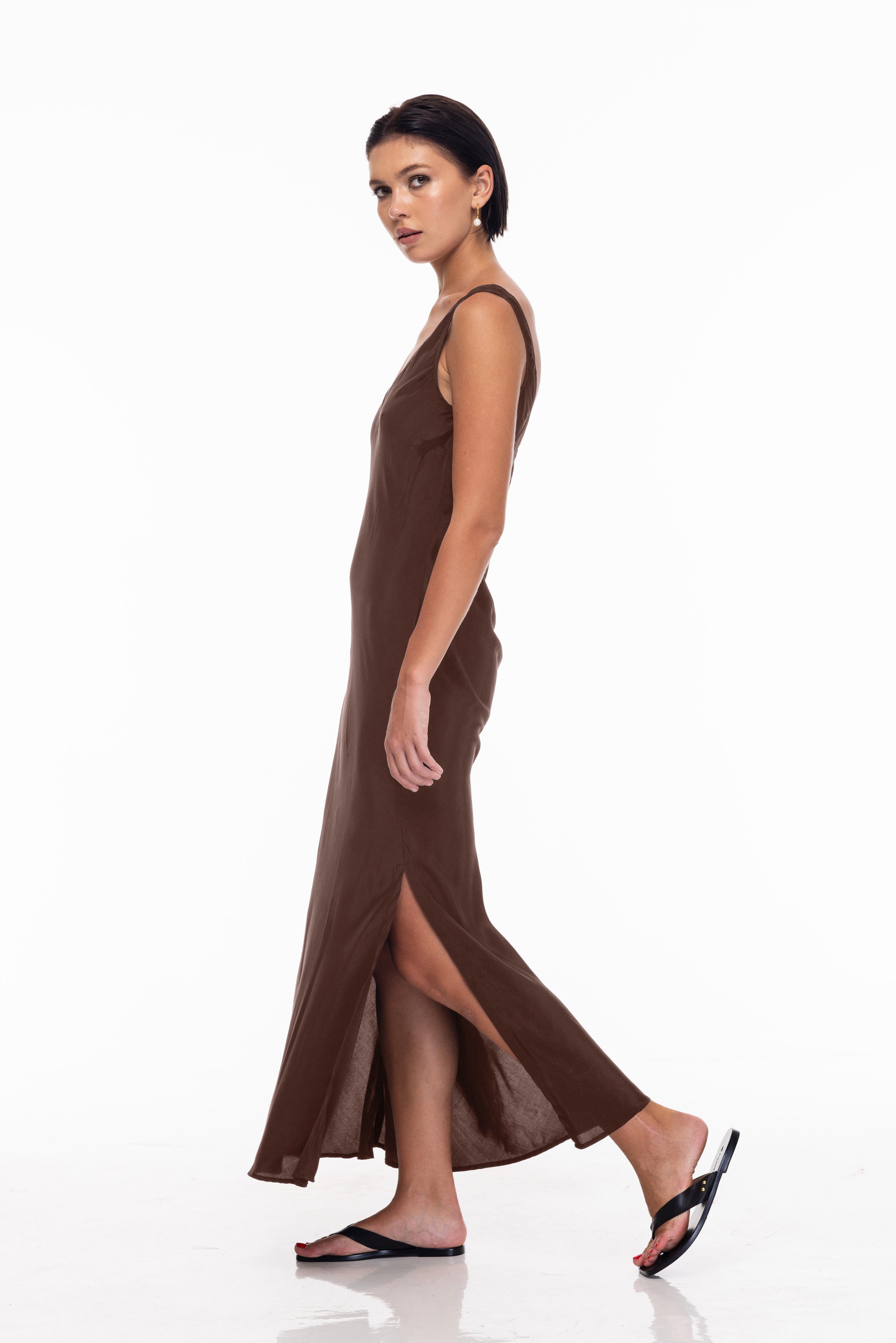 H25/50739 Alexandria Dress - Chocolate