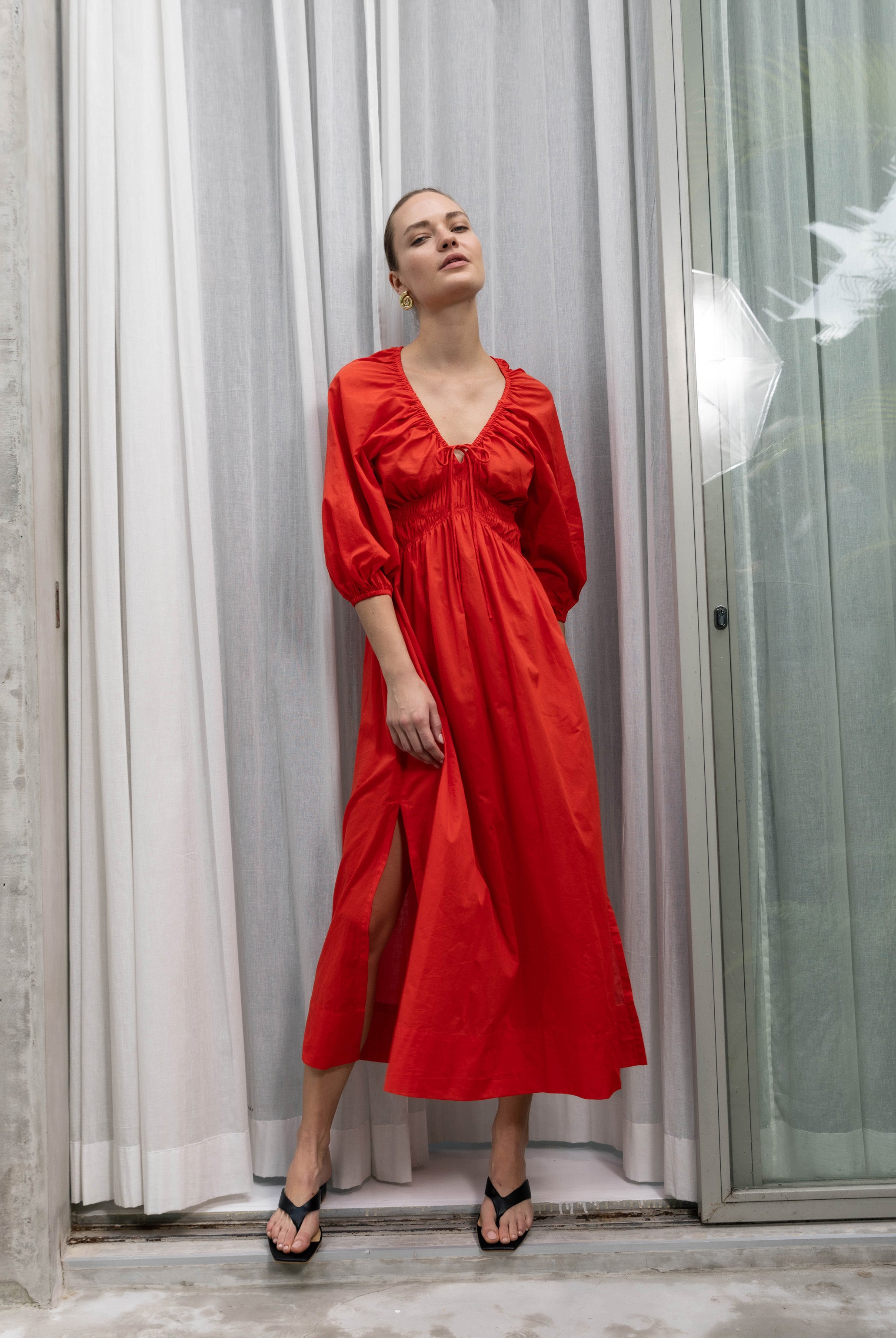 Agnes Dress - Red