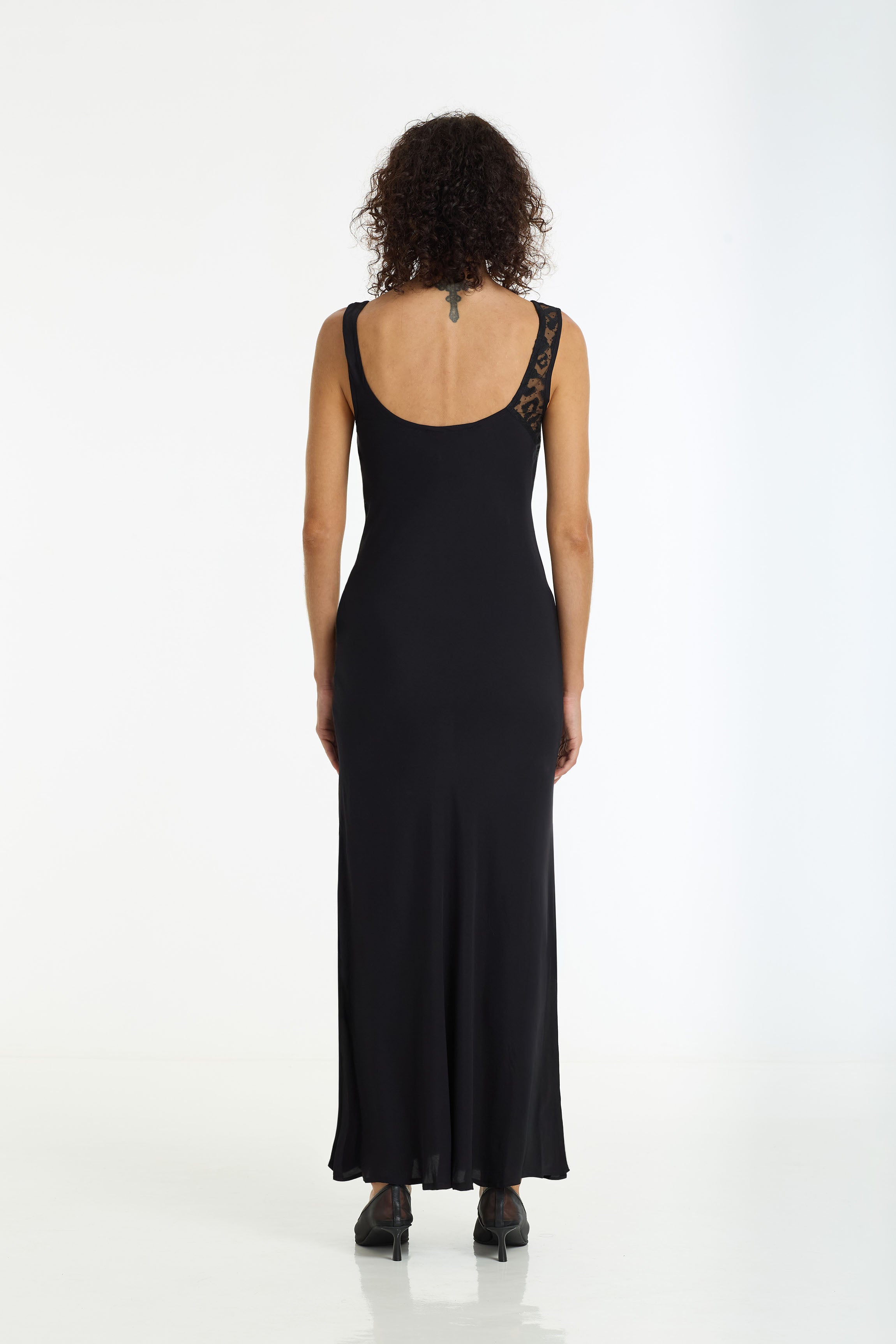 Alex Bias Cut Maxi Dress | Black | PRE-ORDER