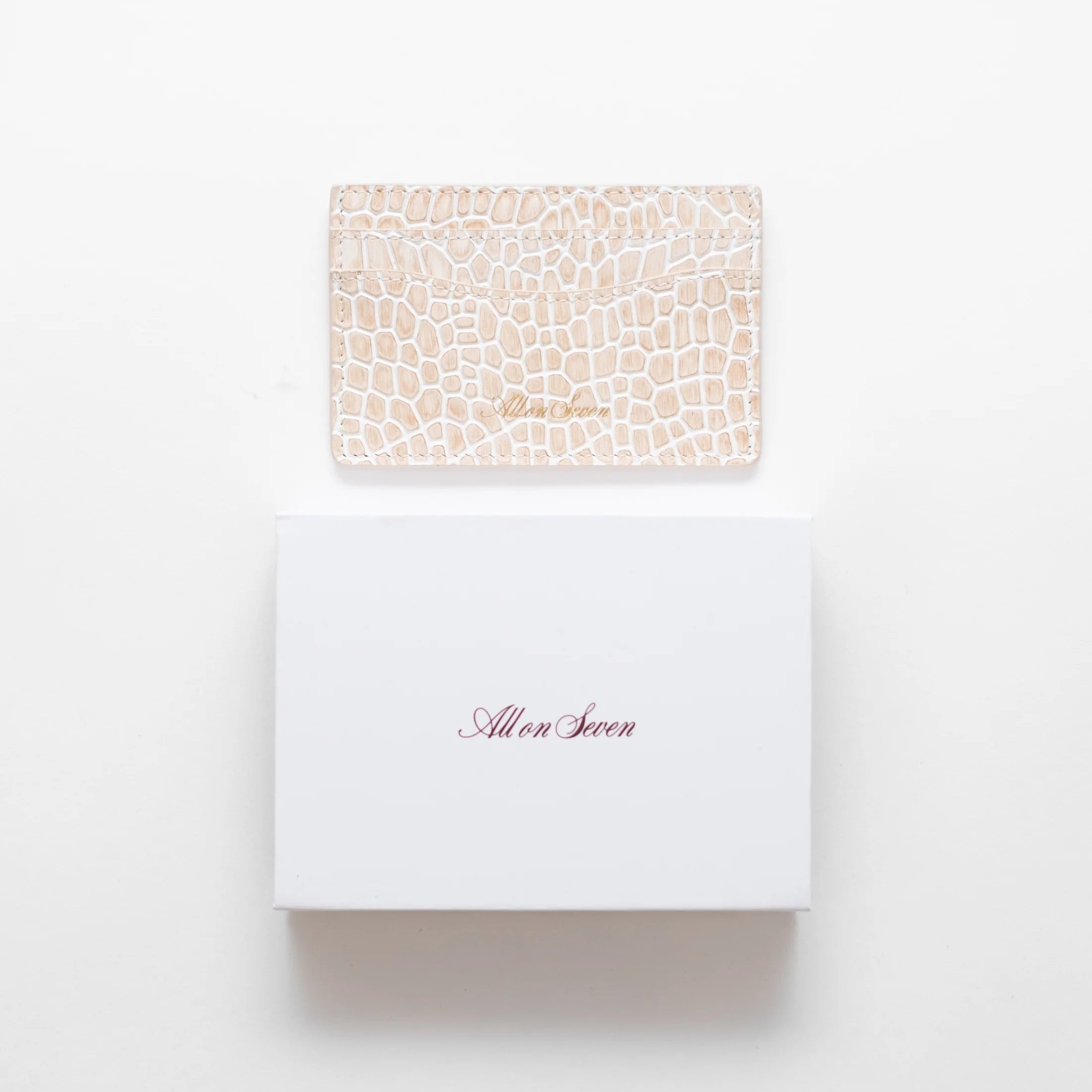 All On Seven - Card Holder - Cremé