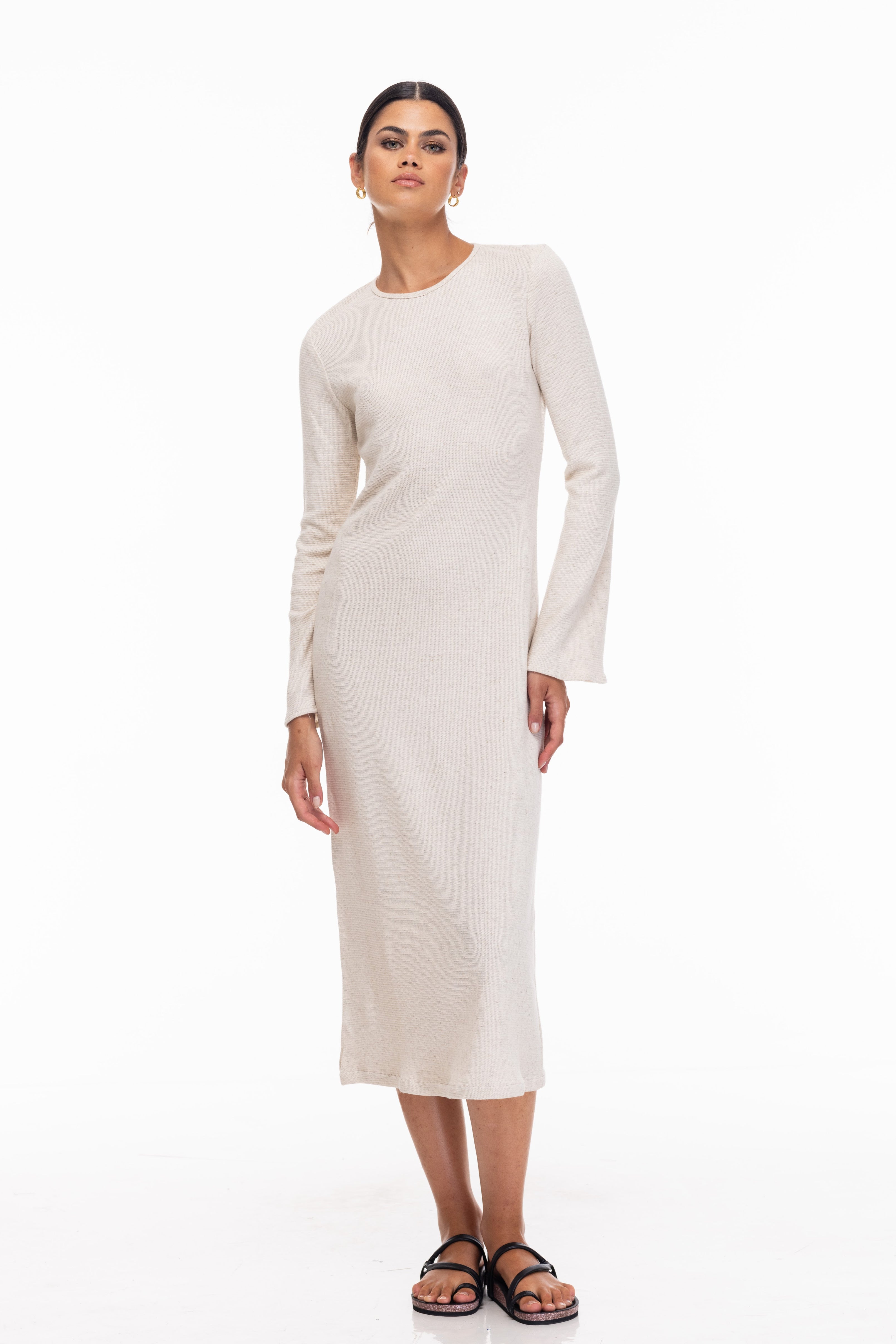 Amora Dress - Ivory Marle