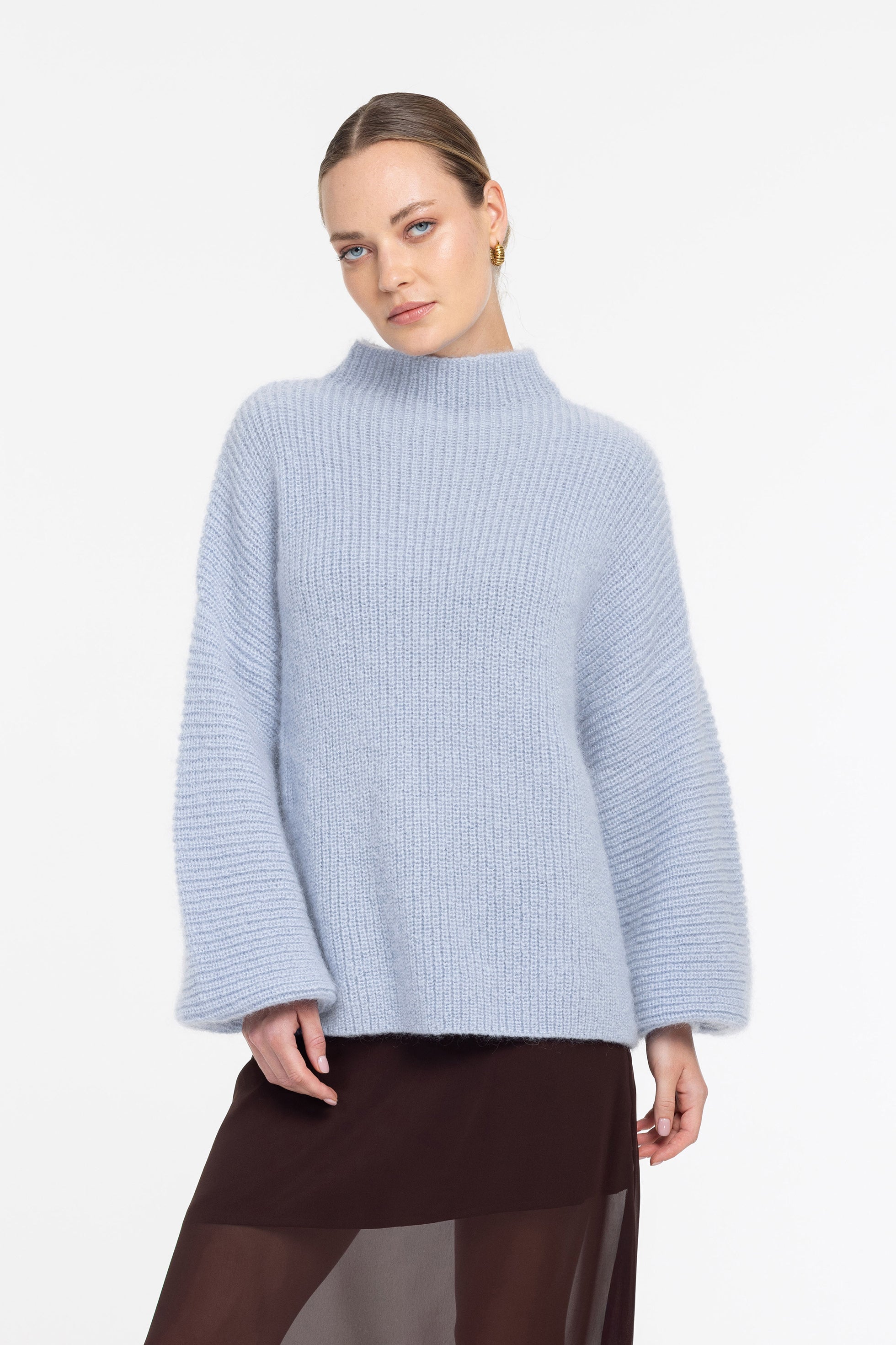 Amy Sweater - Dusky Blue
