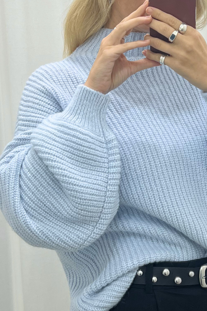 Amy Sweater - Dusky Blue