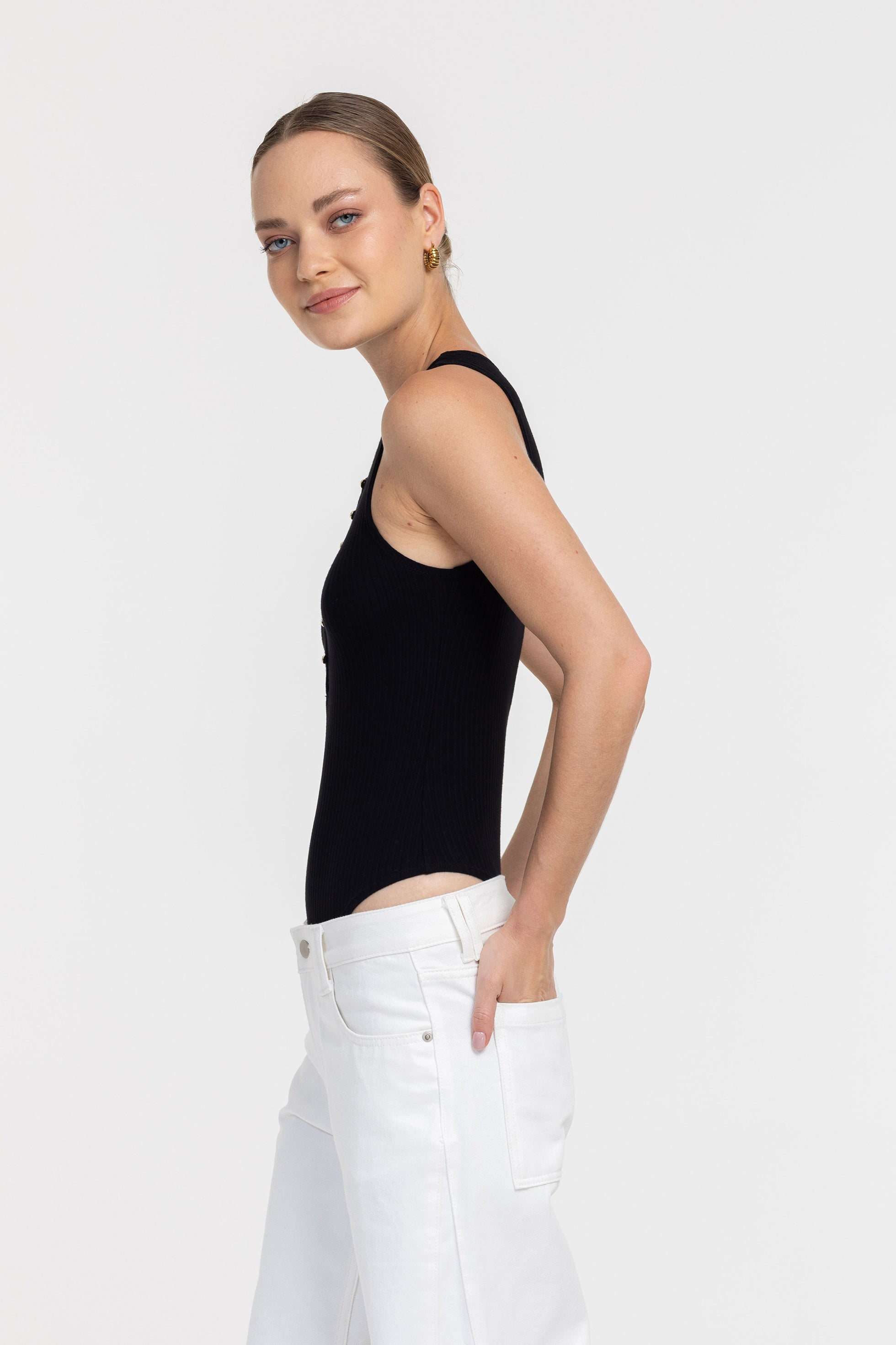 Around Your Body-Suit - Black