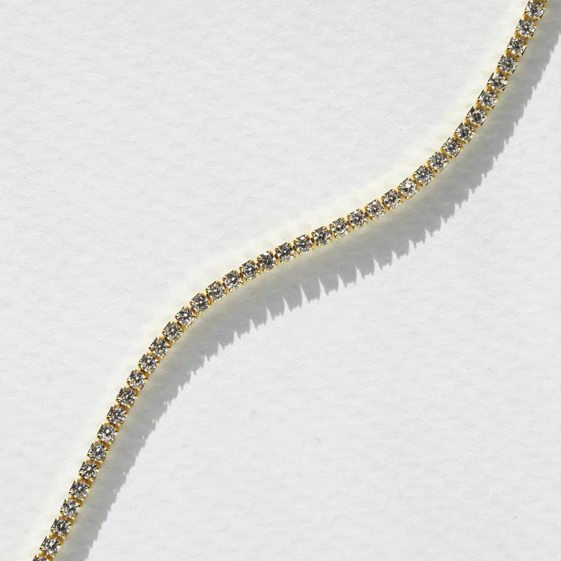 Saint Valentine - Aspen Tennis Bracelet - Gold