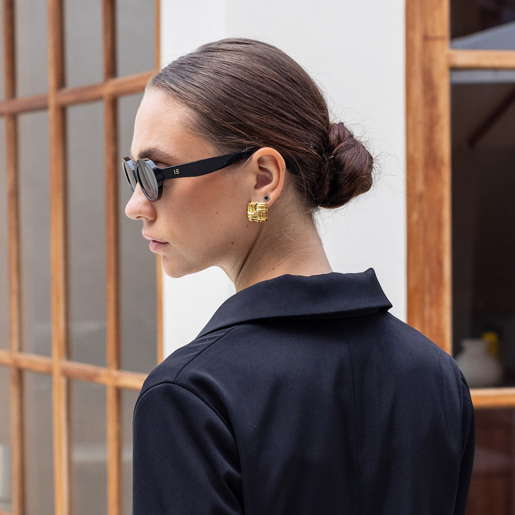 Porter Jewellery - Baby Cushion Earrings- Gold