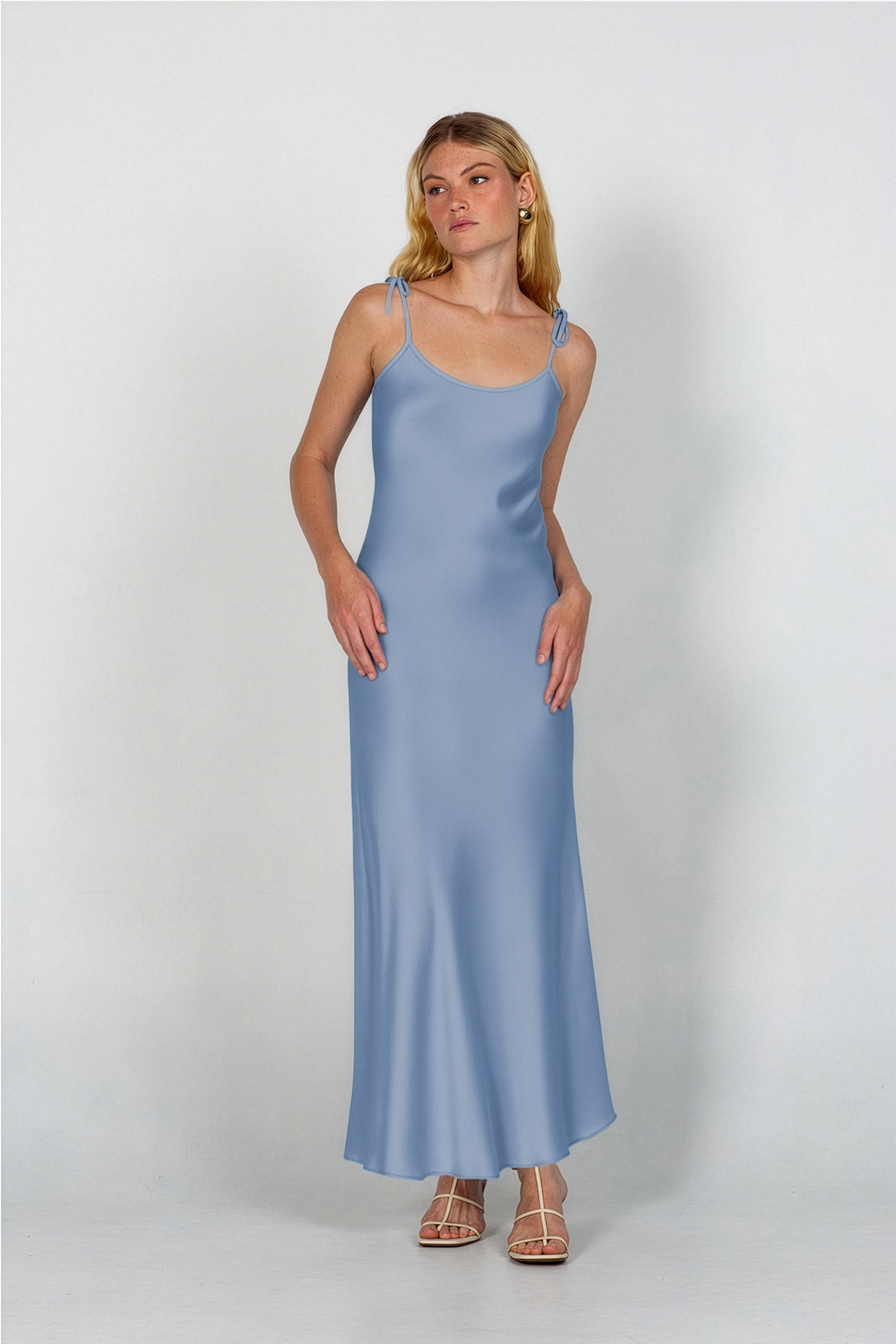 Bow Slip Maxi - Fresh Blue