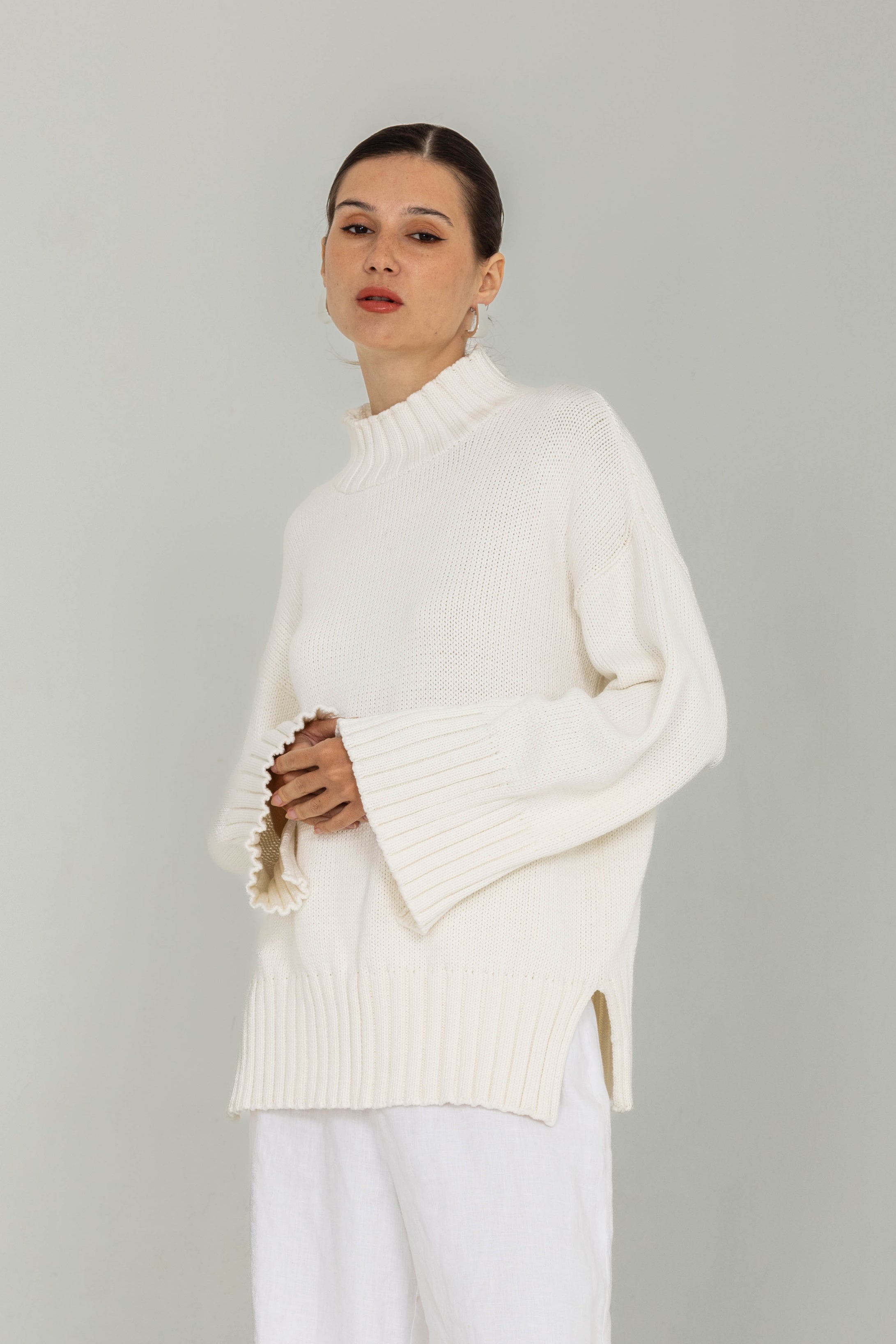 Bring It Back Jumper - White