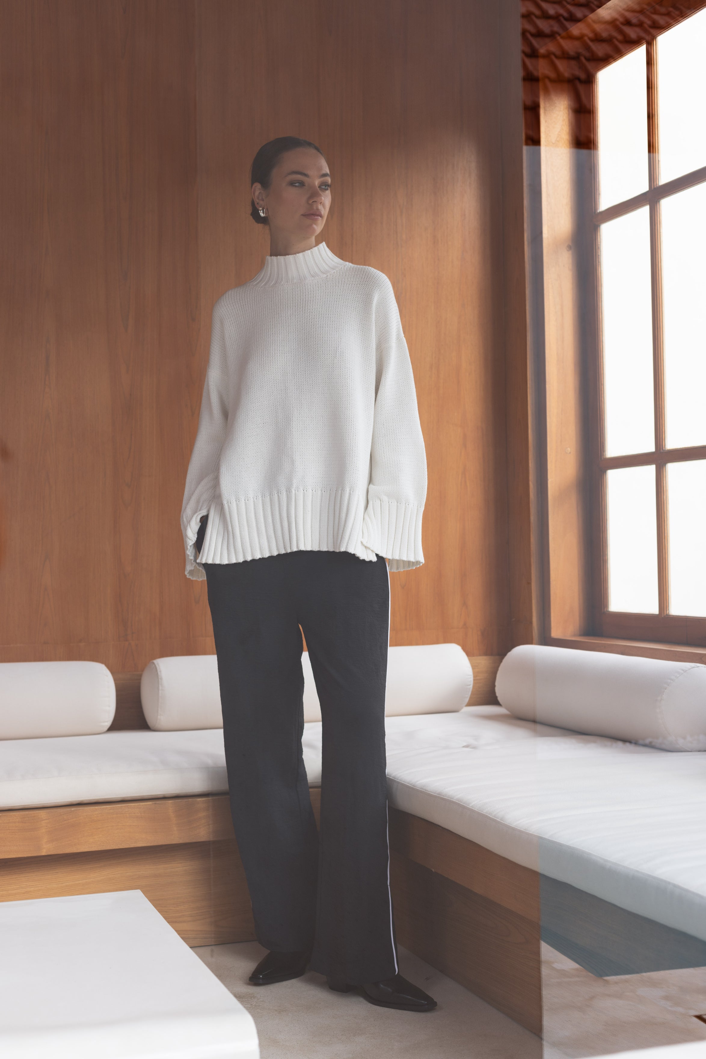 Bring It Back Jumper - White