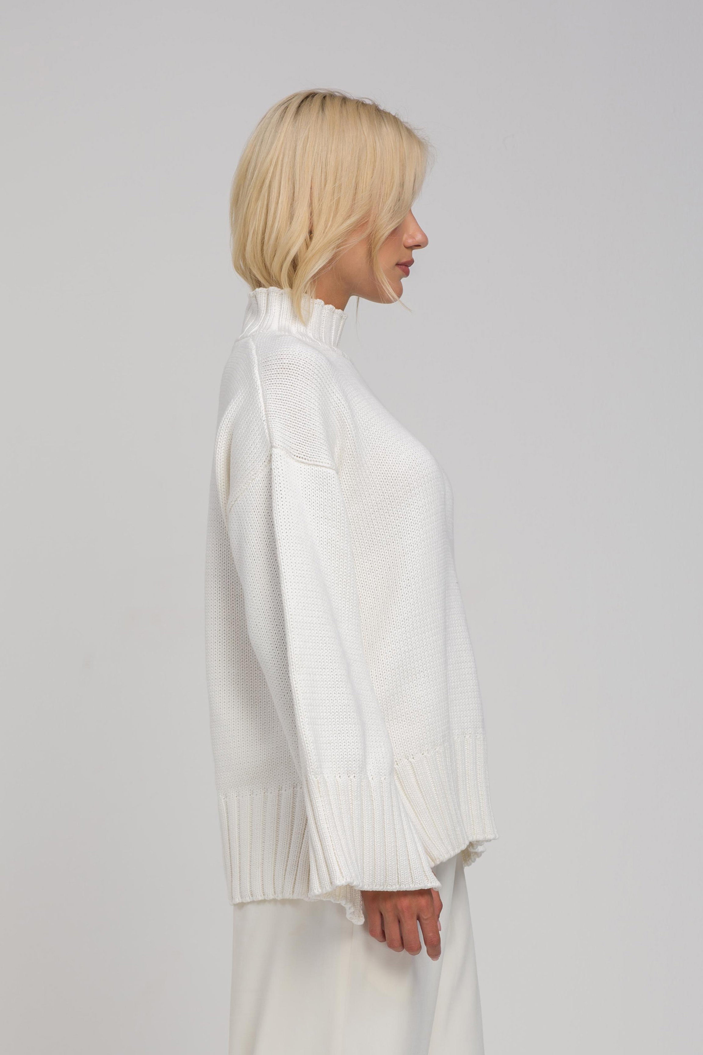 Bring It Back Jumper - White