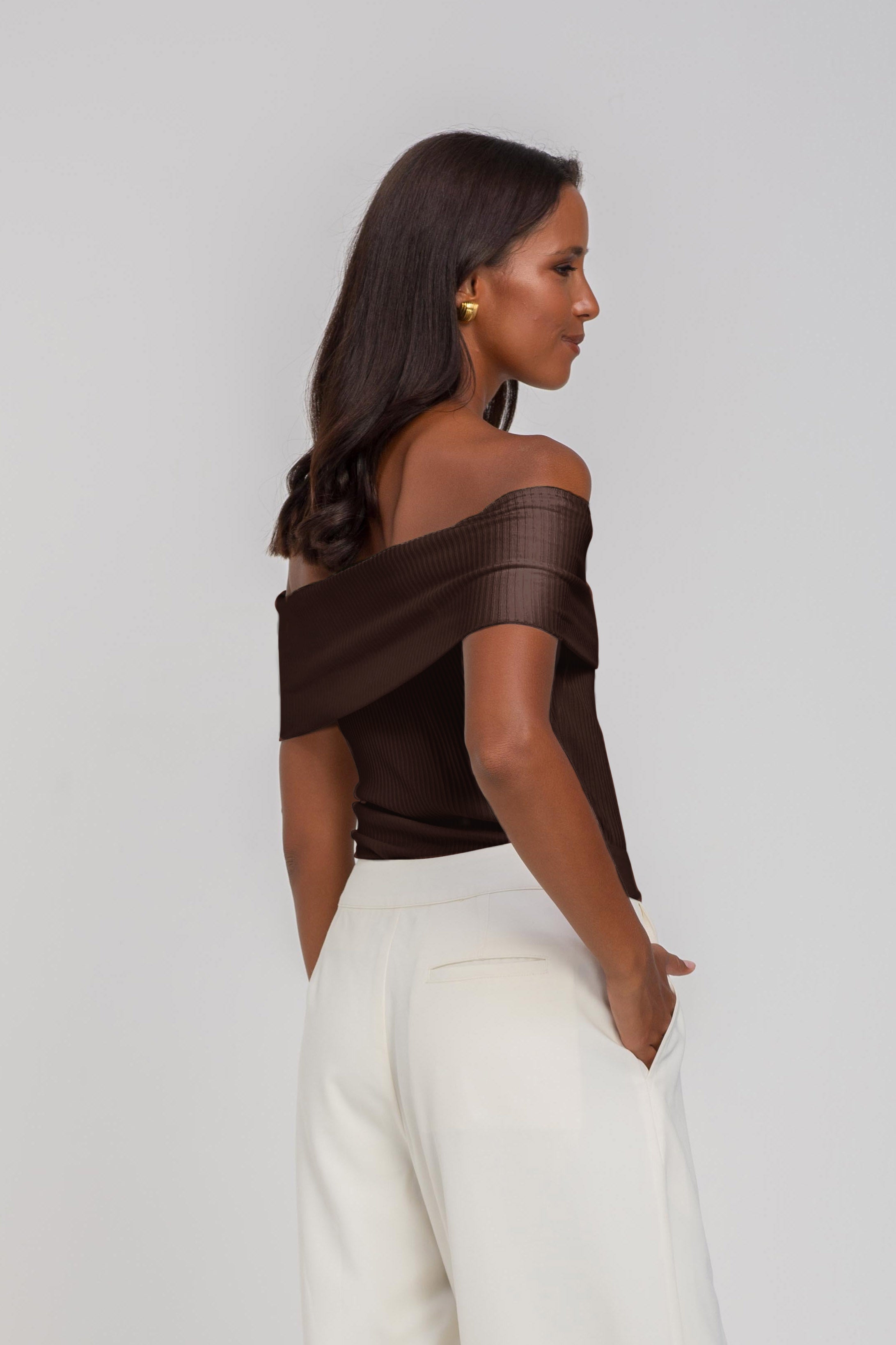 Butterfly Feelings Top - Chocolate