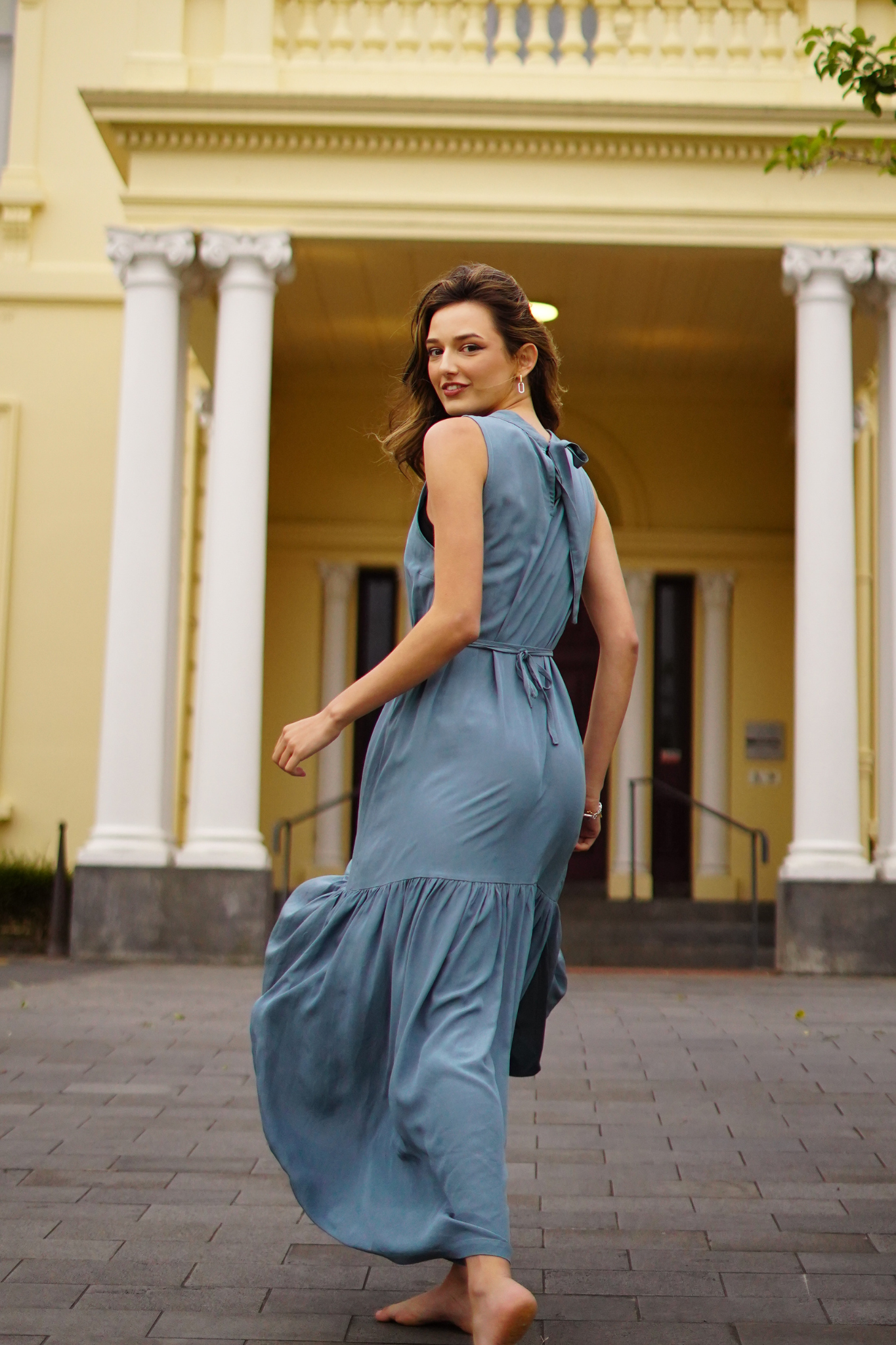 Catch on to Love Dress - Slate Blue