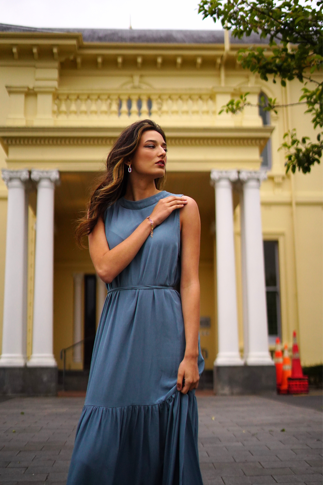 Catch on to Love Dress - Slate Blue