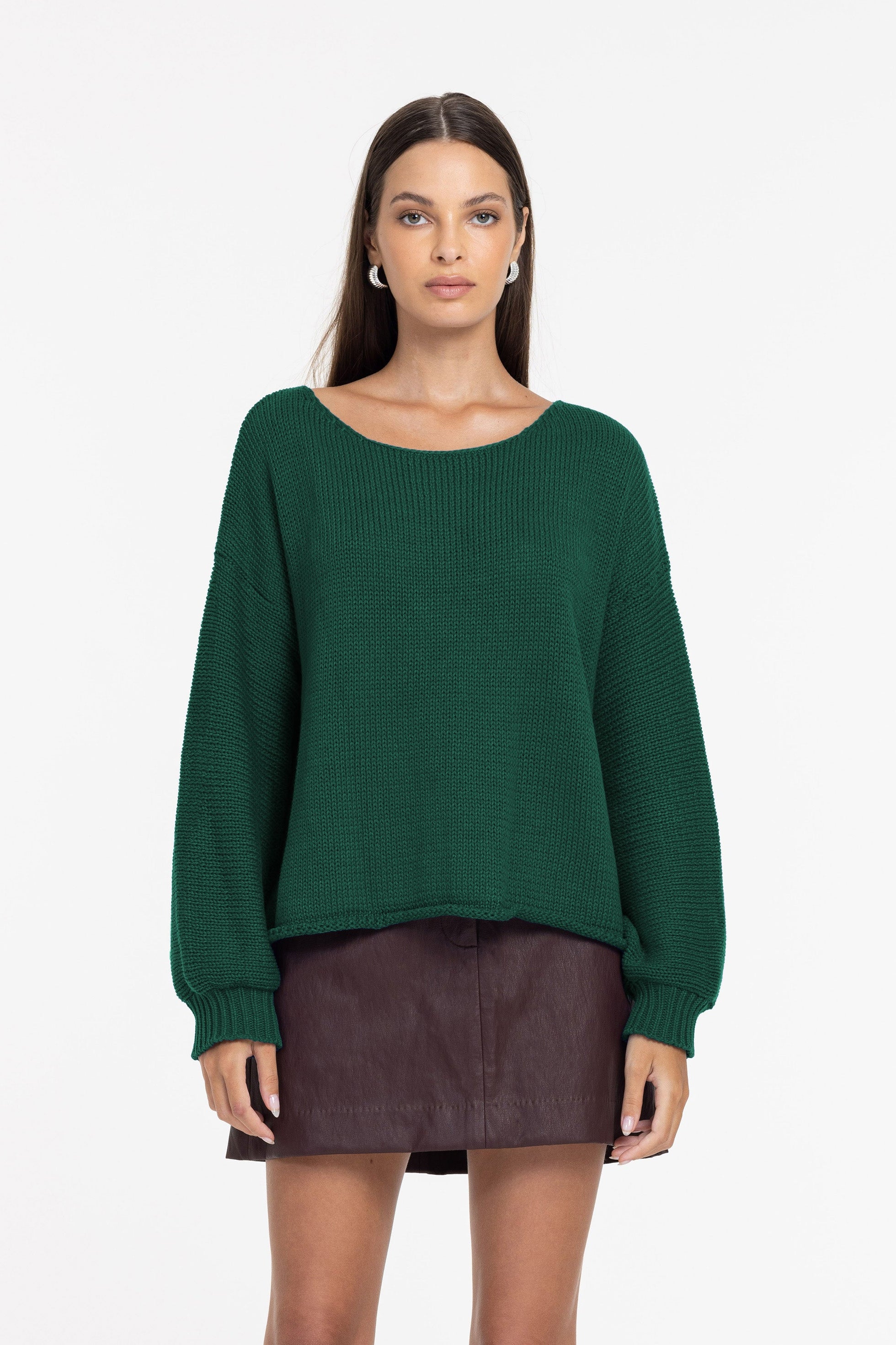 PRE-ORDER Close Sweater - Emerald