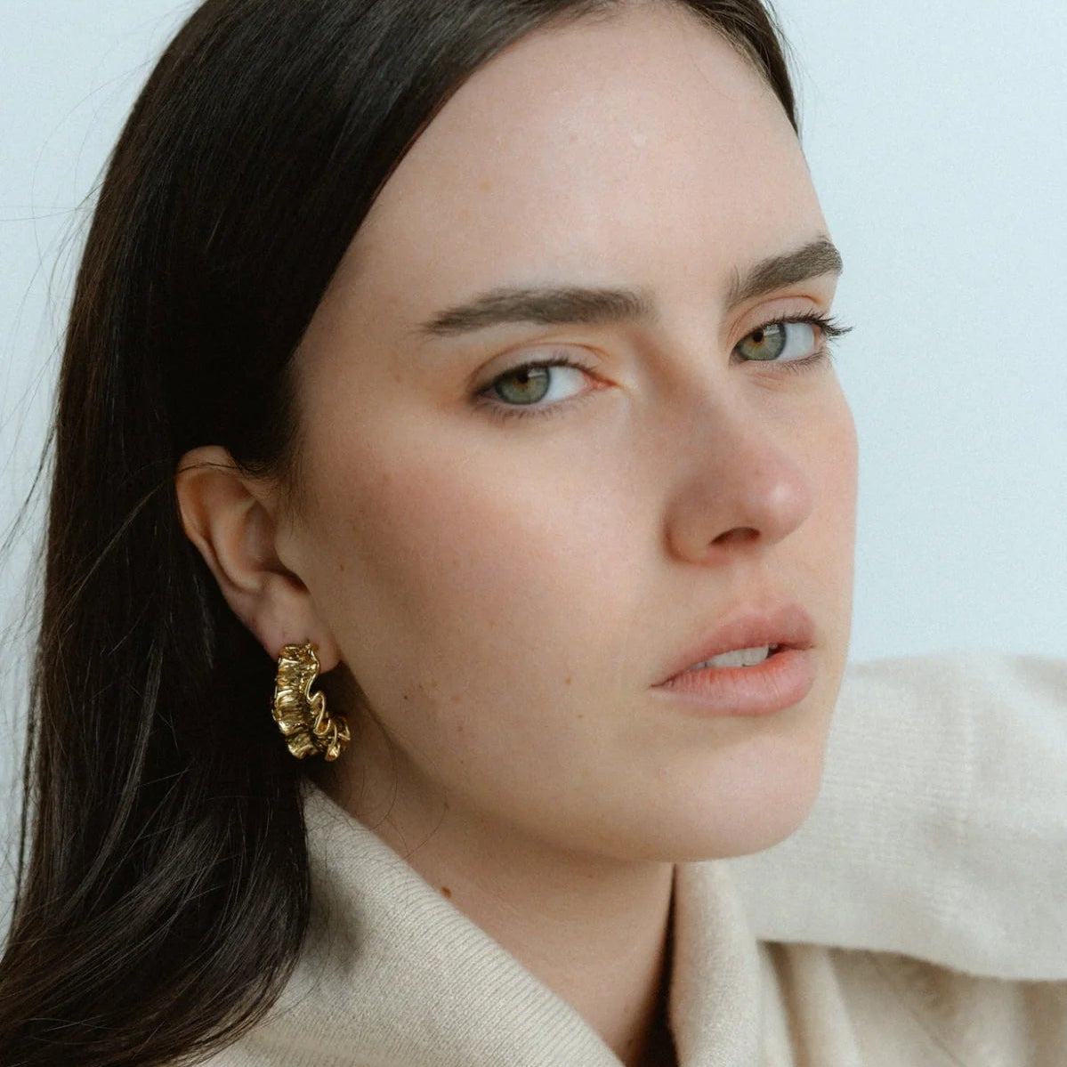 Castel & Co - Crinkle Earrings - Gold