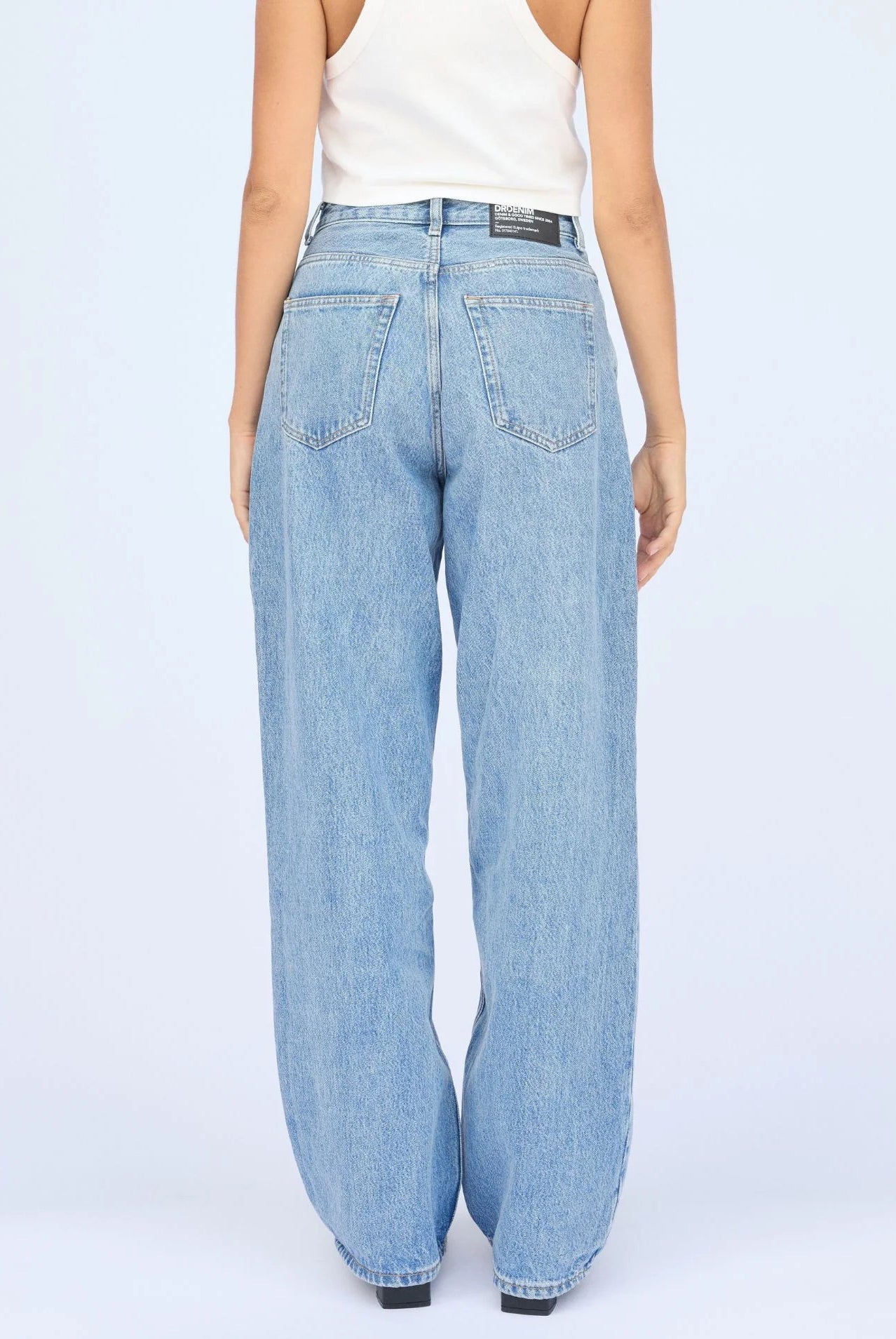 Dr Denim - Donna Baggy Jeans - Stream Sky Retro