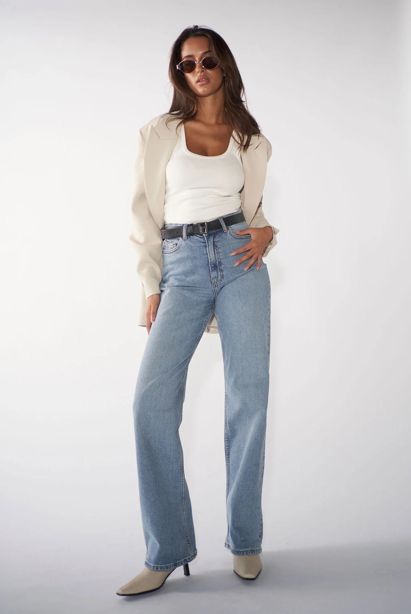 Dr Denim - Echo Straight Jeans - Bay Blue Jay