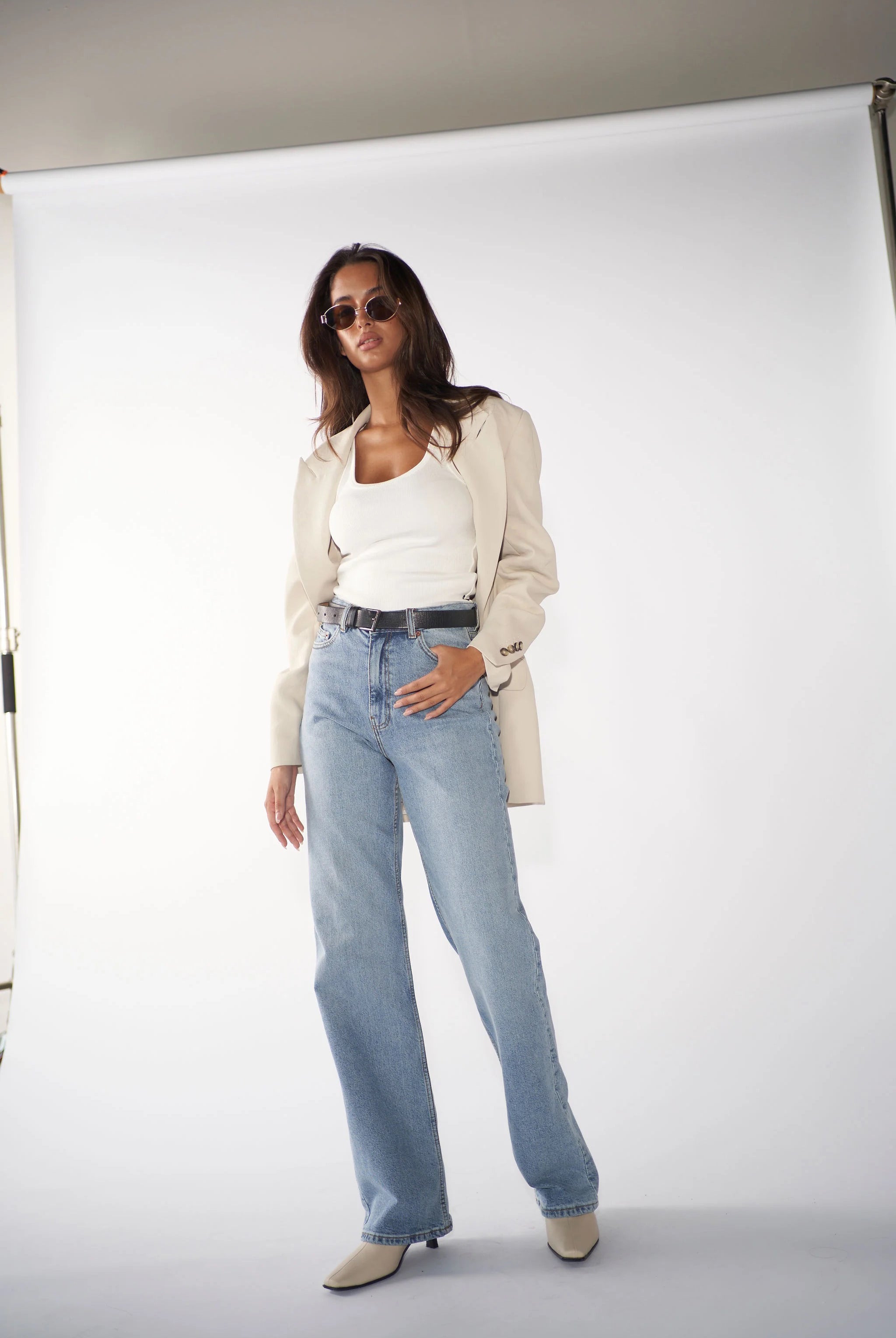 Dr Denim - Echo Straight Jeans - Bay Blue Jay