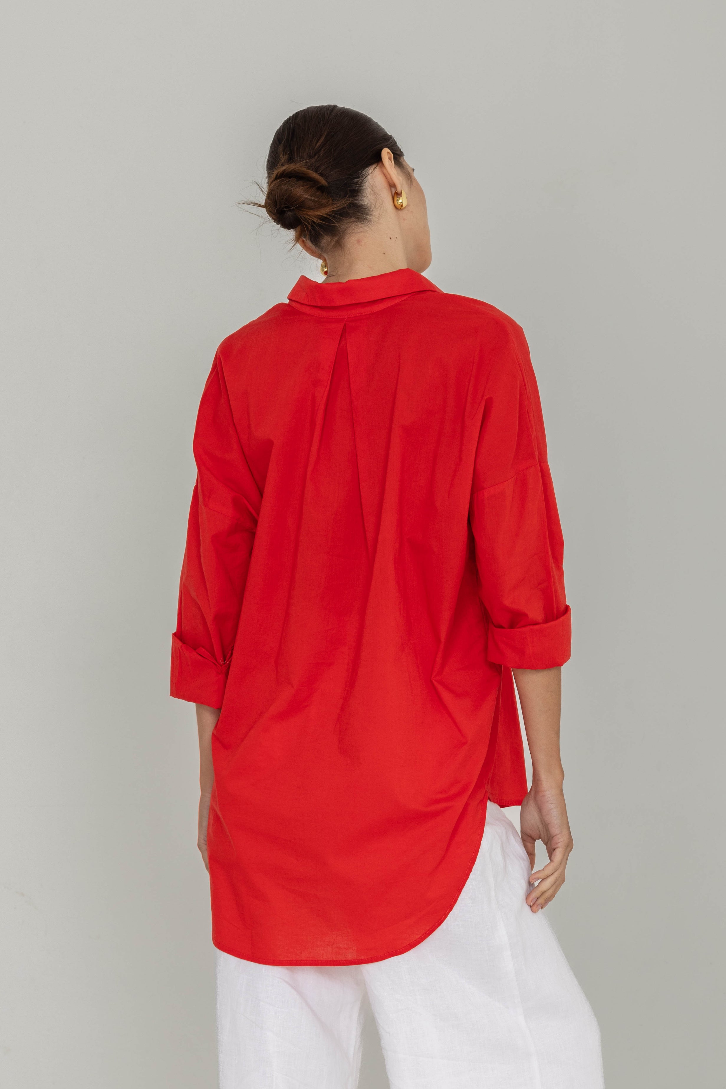 Defiant Shirt - Red with Peppa Hart Flower