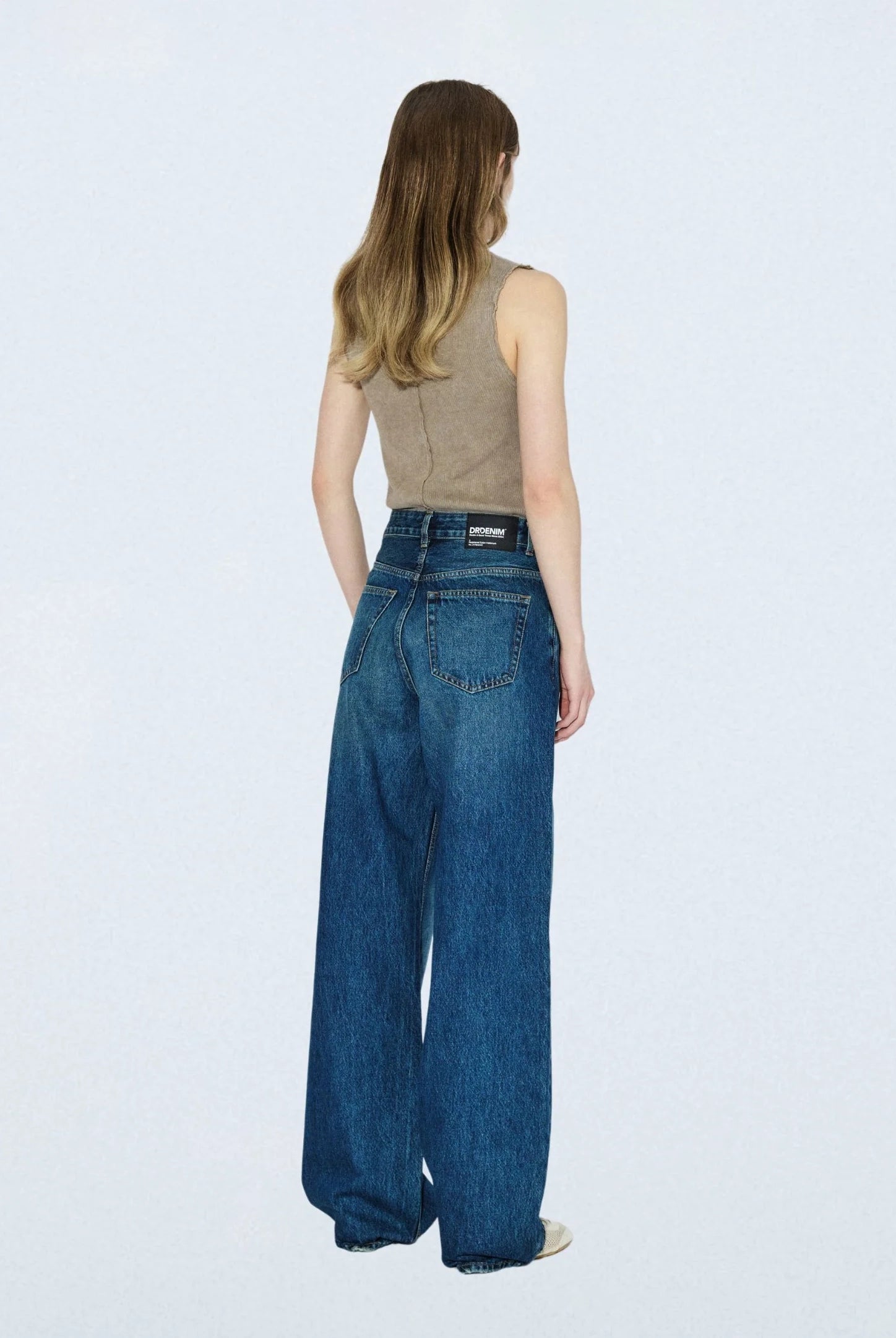 Dr Denim - Donna High Relaxed Jeans - Stream Dark Fade Vintage