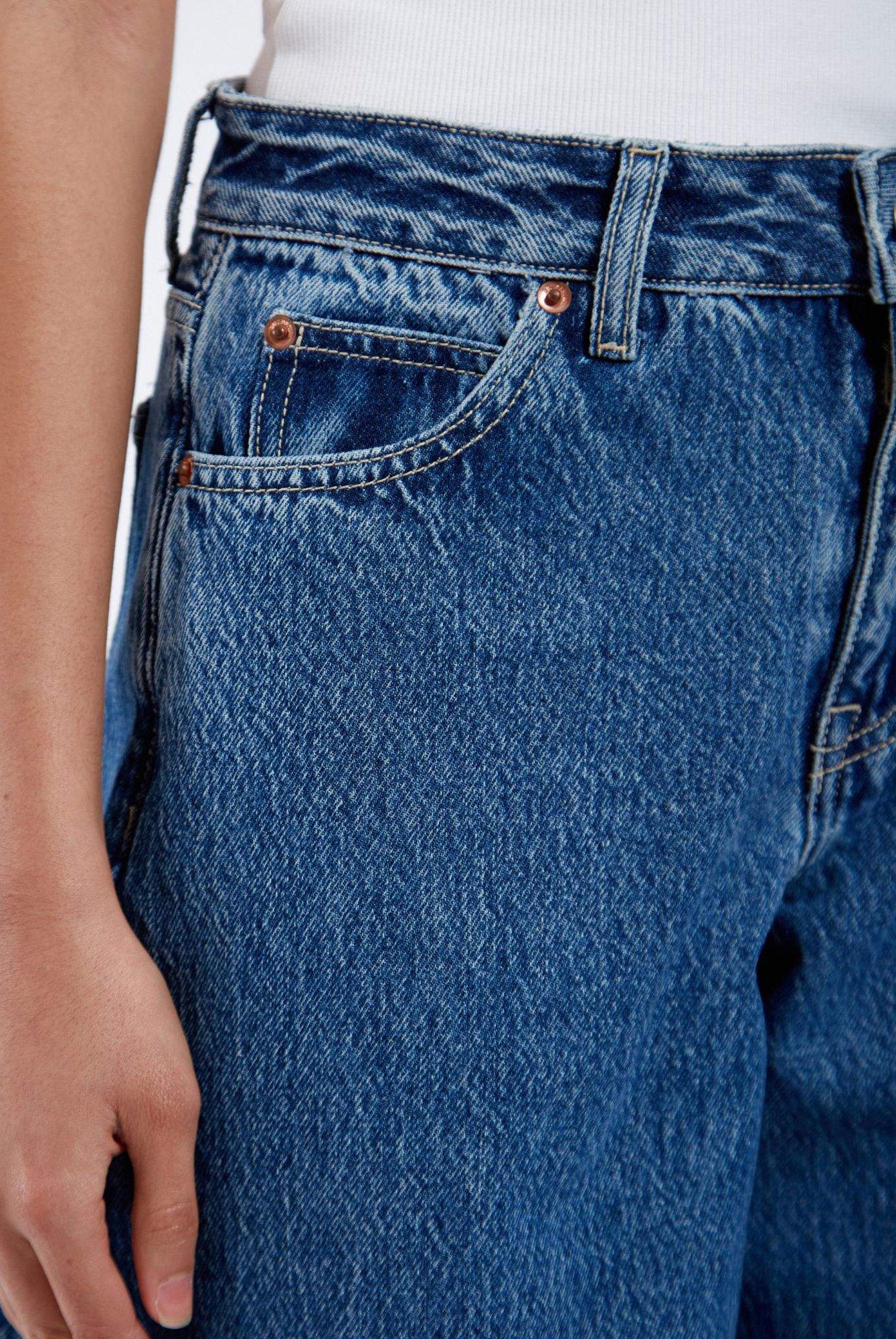 Dr Denim - Nanci Mid Barrel - Stream Mid Retro