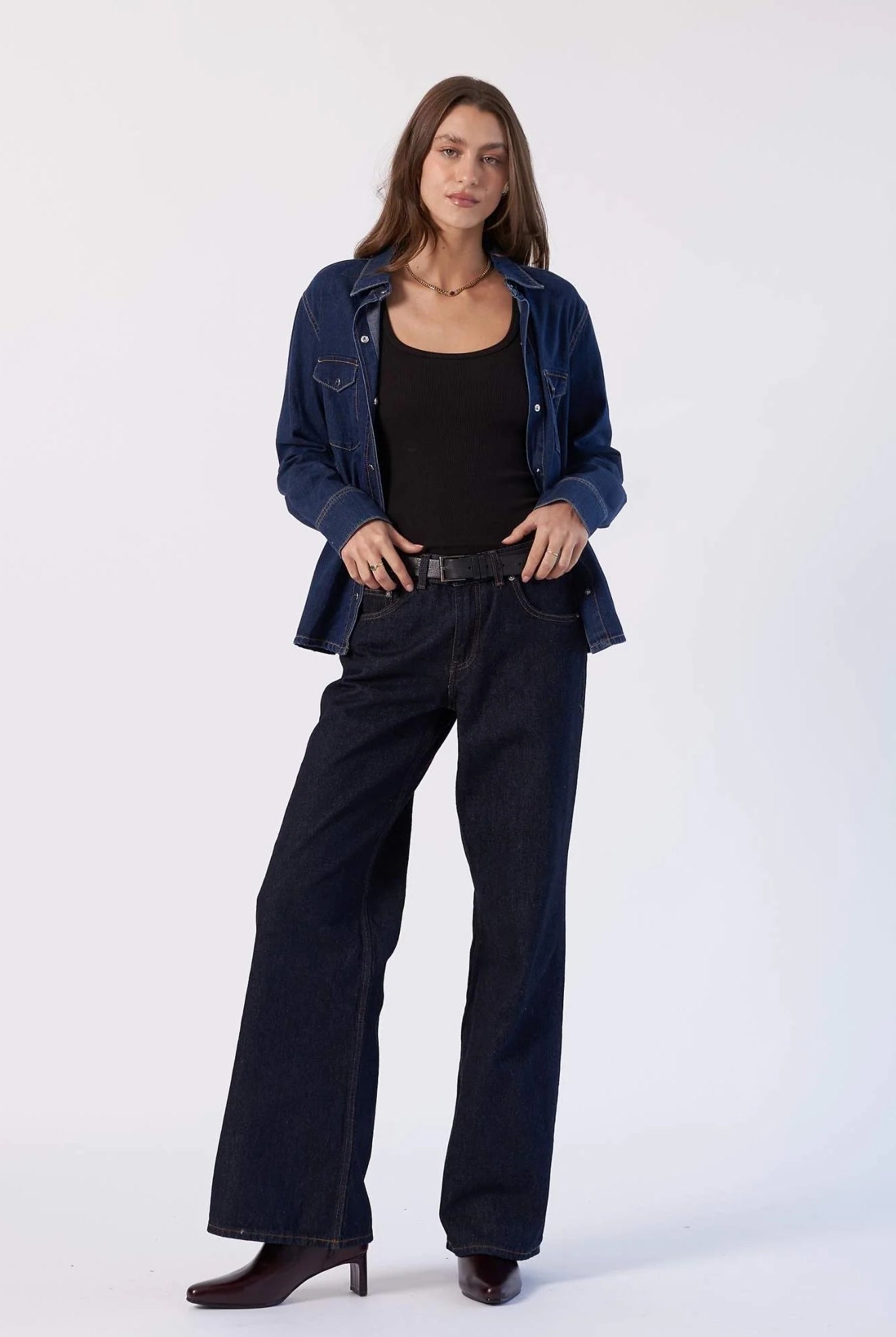 Dr Denim - Rhue Wide Jeans - Stream Rinse