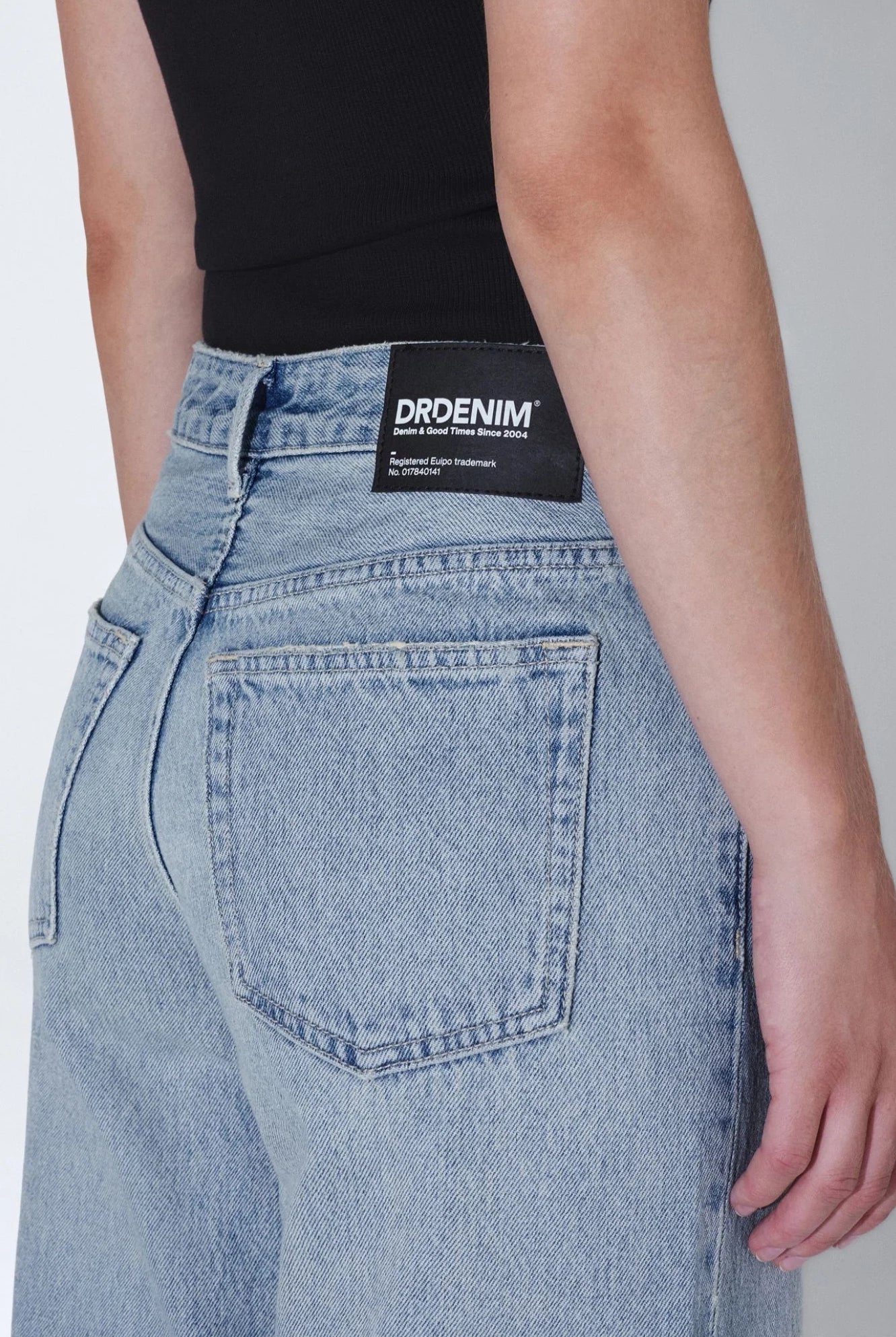 Dr Denim - Rhue Low Wide Jeans - Drift Pale Used