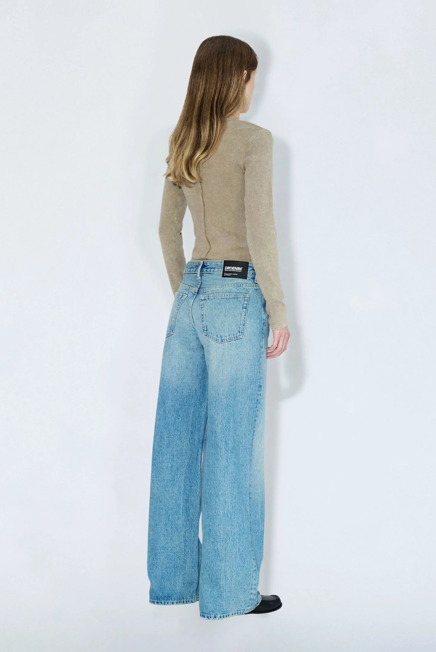 Dr Denim - Rhue Low Wide Jeans - Drift Sky Used