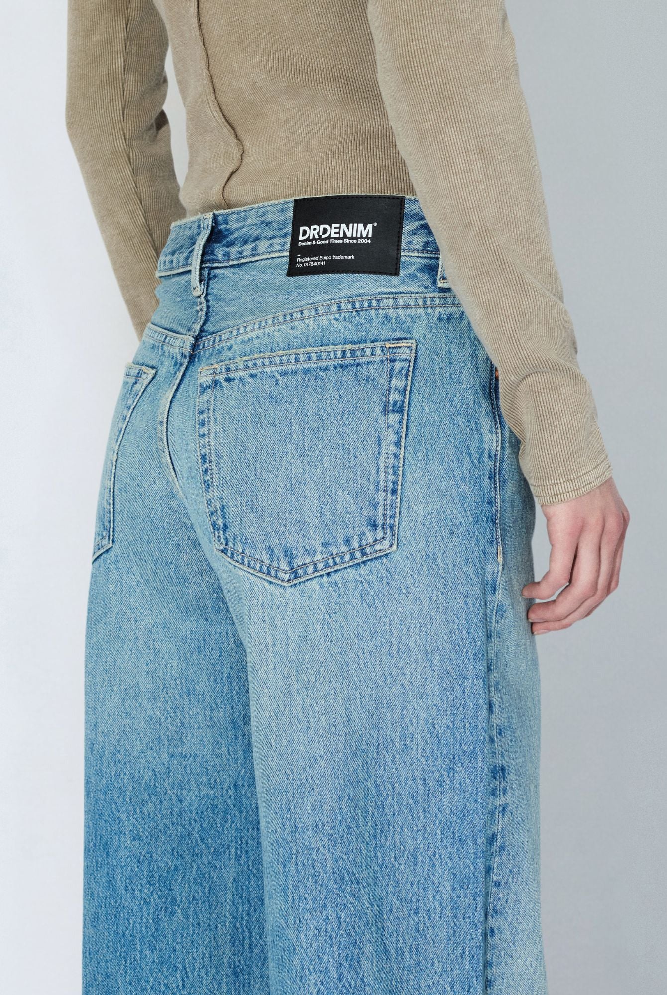 Dr Denim - Rhue Low Wide Jeans - Drift Sky Used