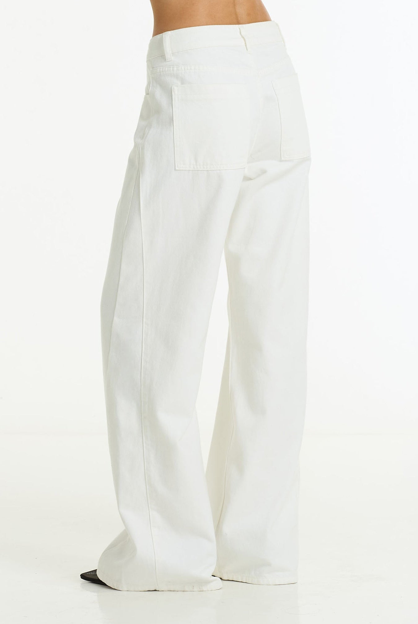 Drew Wide Leg Jean | Light Cream | PRE-ORDER