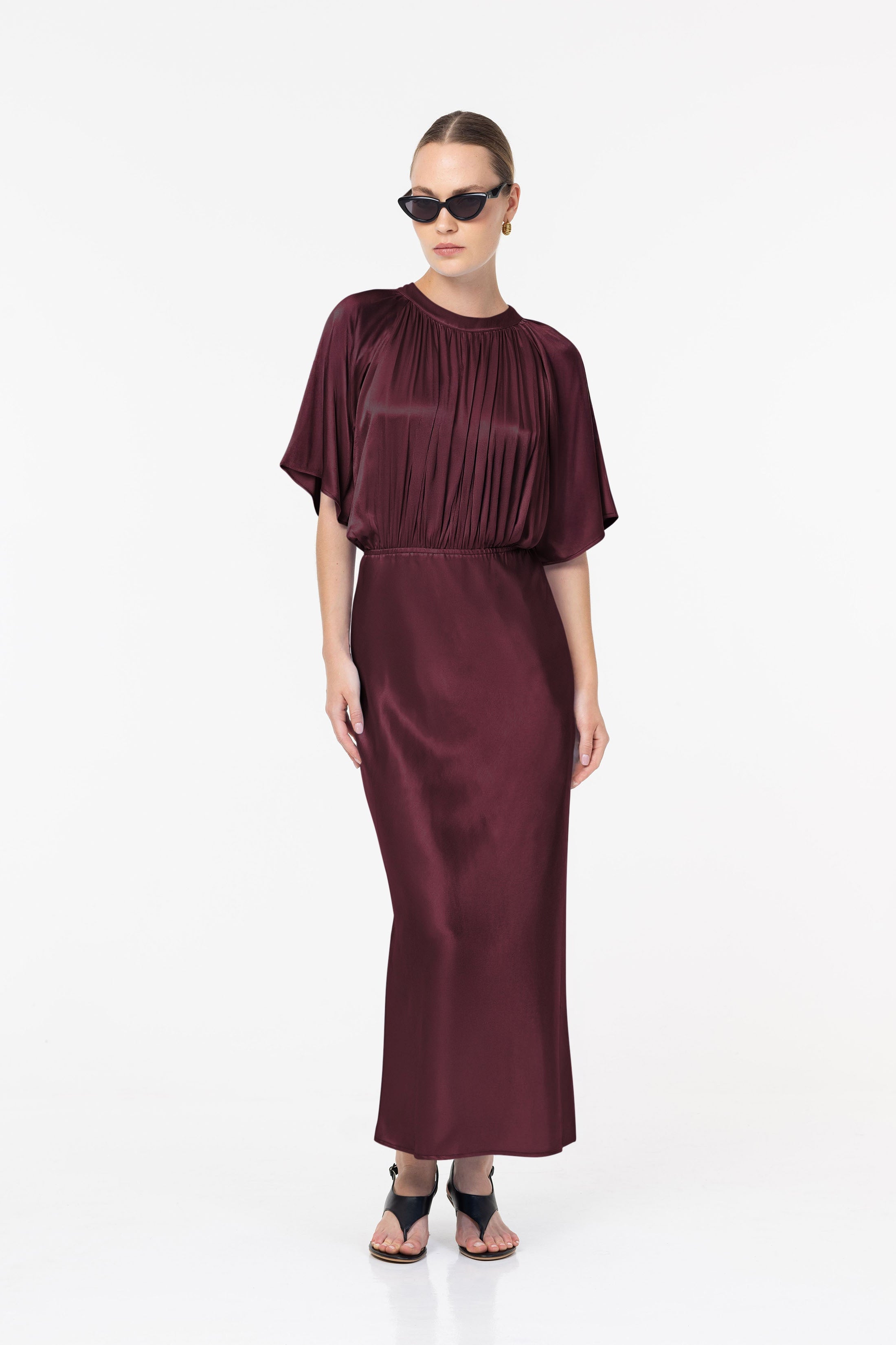 Euphoria Dress - Winter Wine