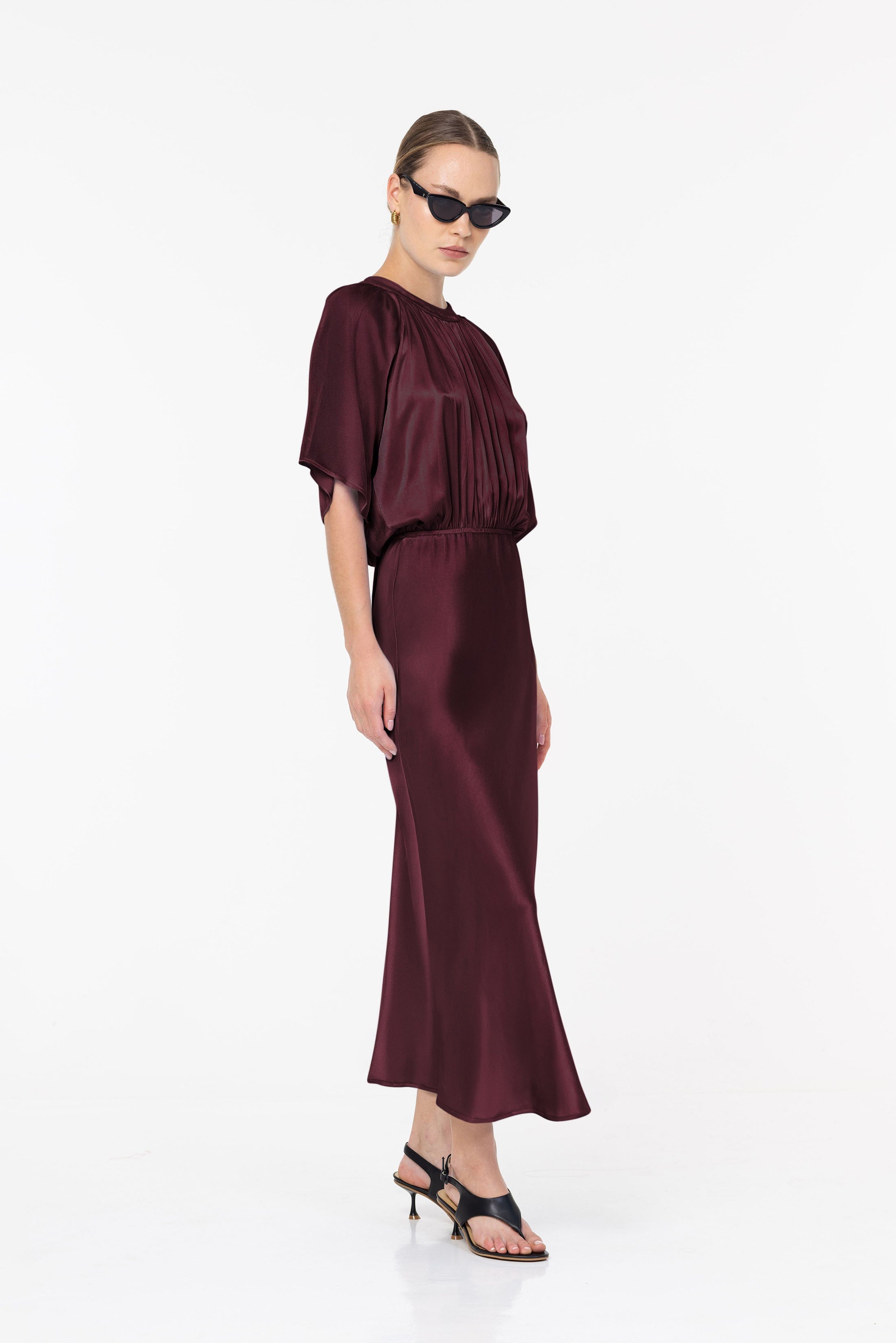 Euphoria Dress - Winter Wine