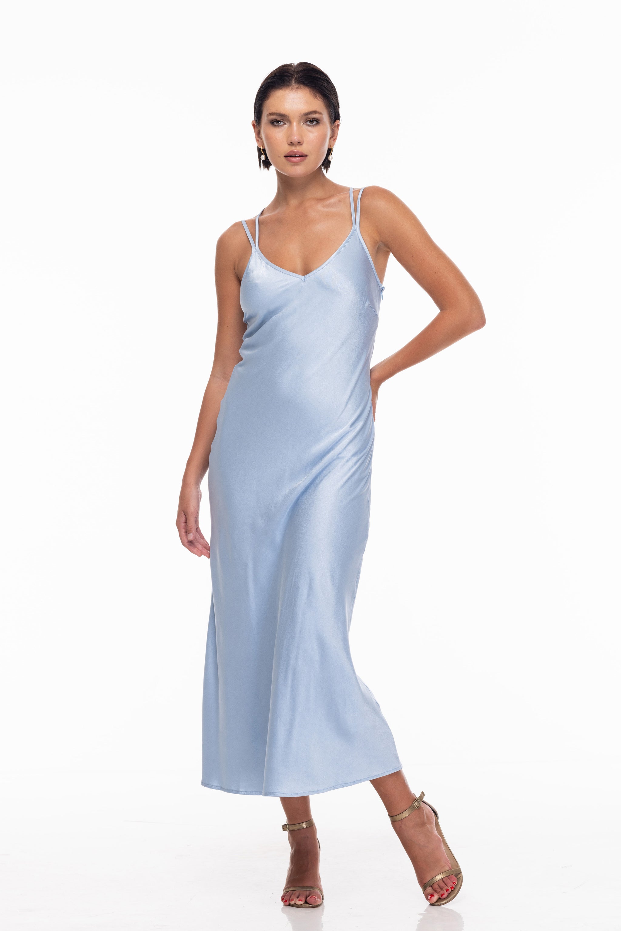 Evermore Slip Dress - Blue Clouds Evermore Slip Dress - Blue Clouds