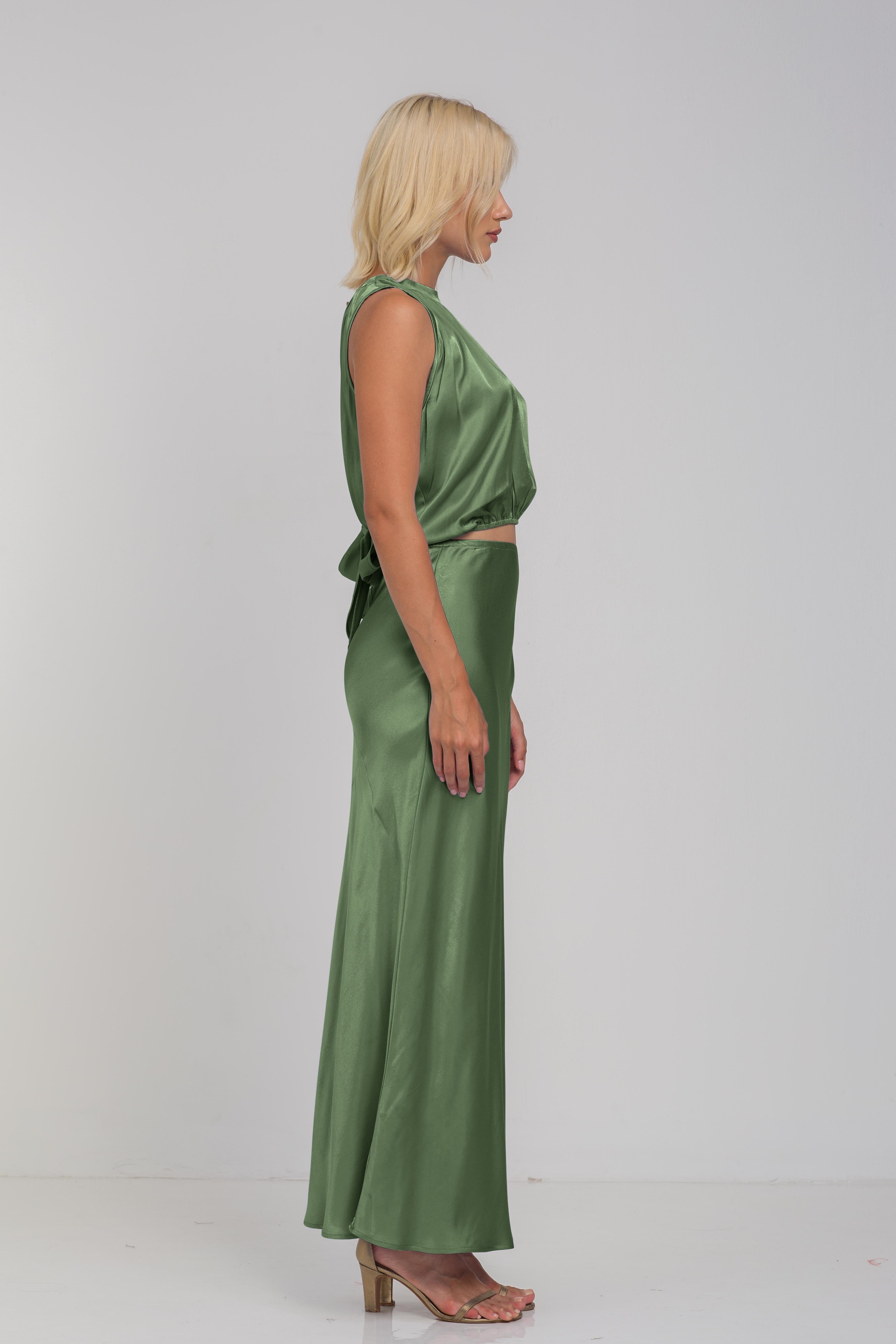 H25/7150 Saturday Skirt - Dried Mint