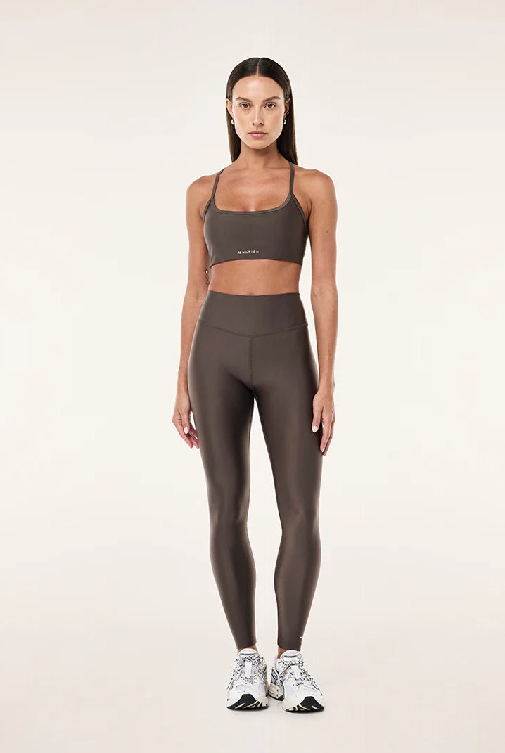 P.E Nation - Fairmont Full Length Leggings - Major Brown