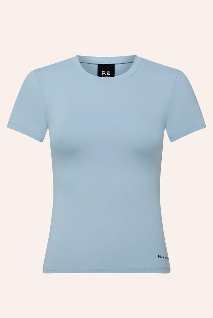 P.E Nation - Foundation SS Tee - Ice Blue