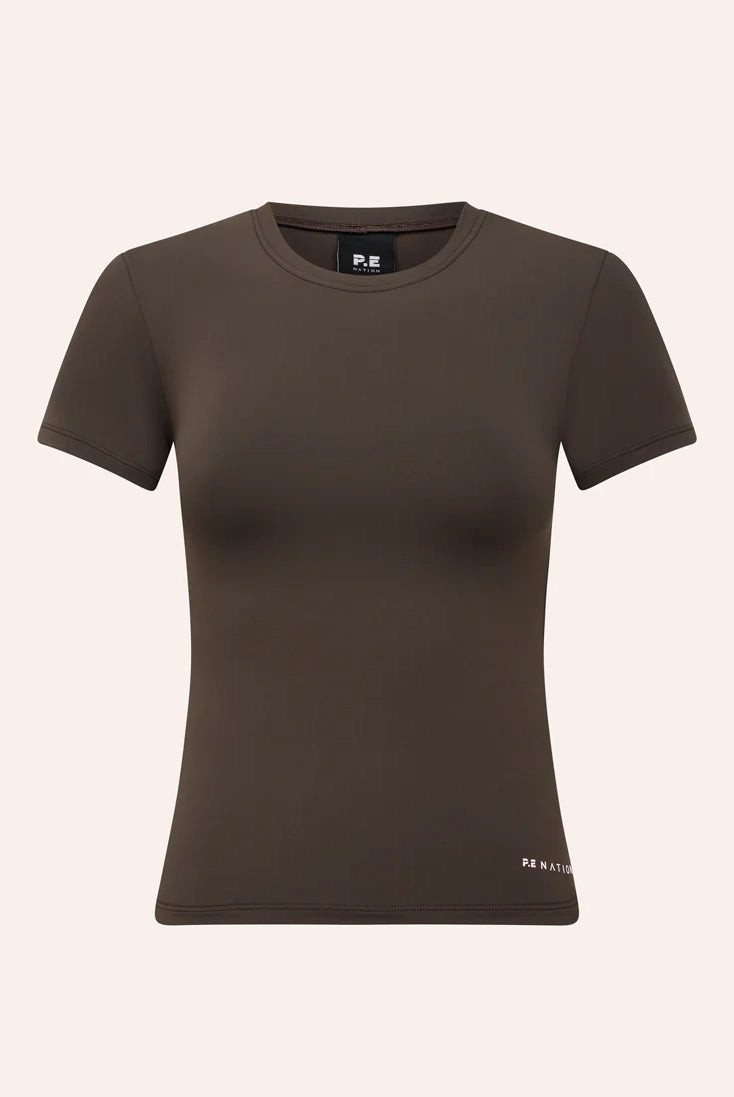 P.E Nation - Foundation SS Tee - Espresso