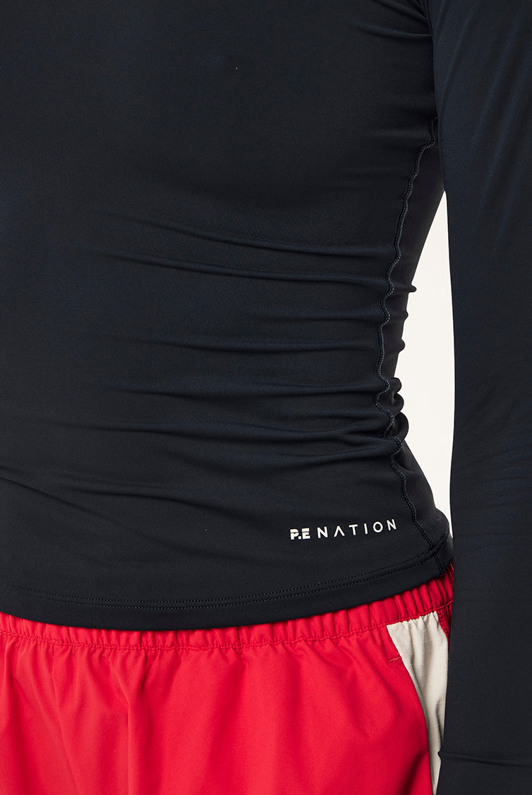 P.E Nation - Foundation Long Sleeve Tee - Dark Sapphire