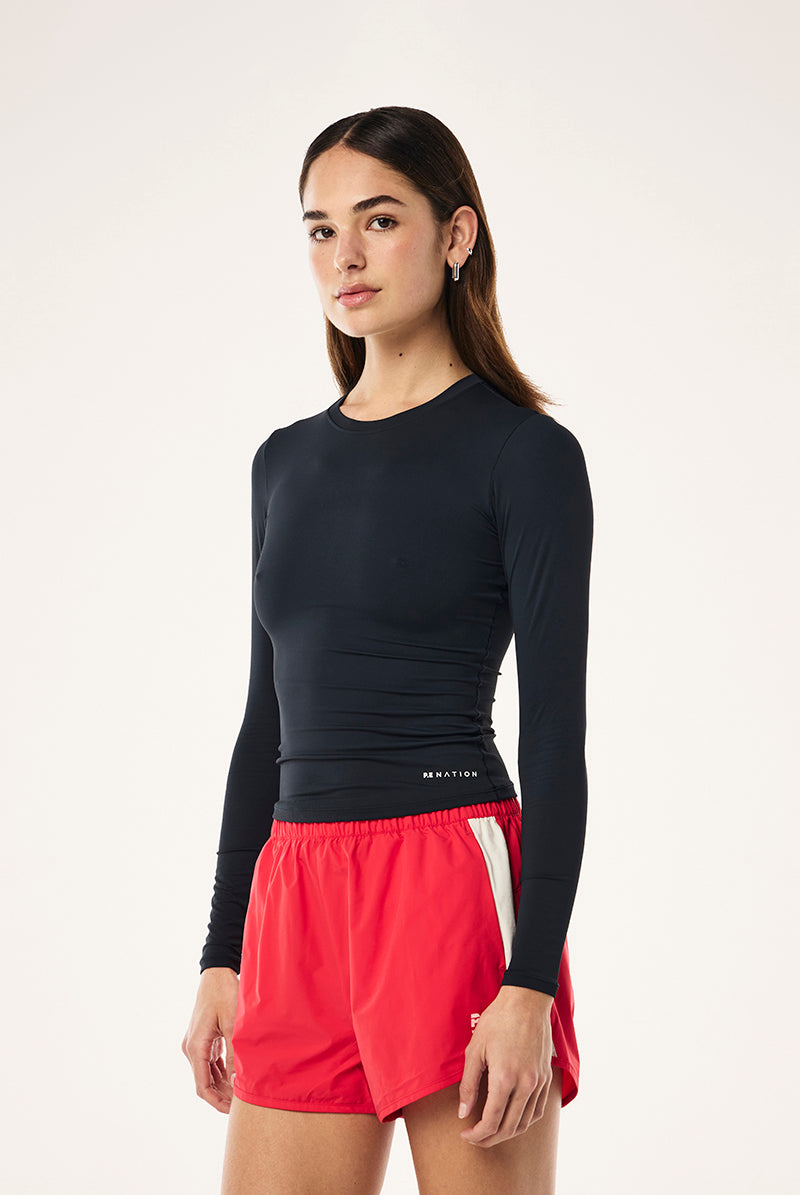 P.E Nation - Foundation Long Sleeve Tee - Dark Sapphire