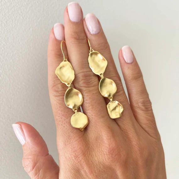 Fairley - Golden Seashell Drops - Gold
