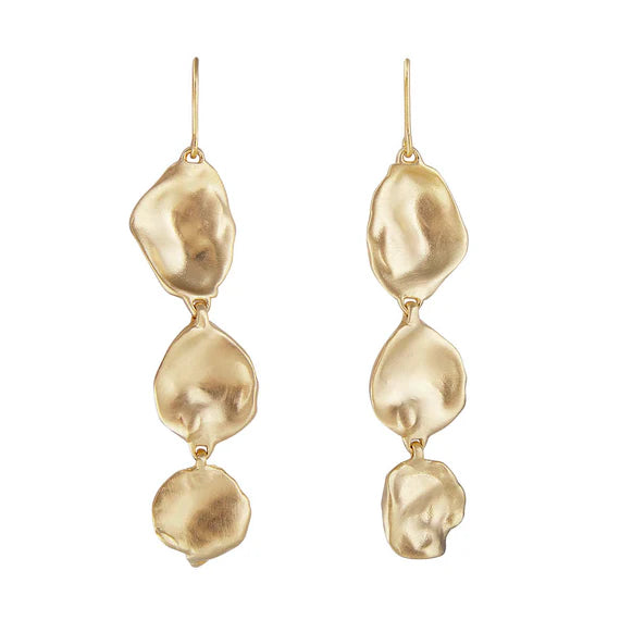 Fairley - Golden Seashell Drops - Gold